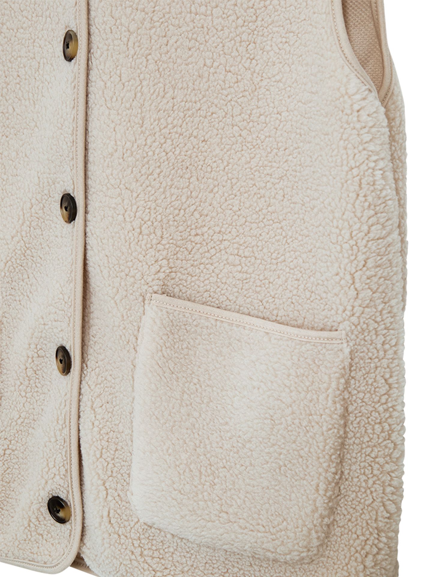 Freequent Vest Teddy Beige 00081584-5100