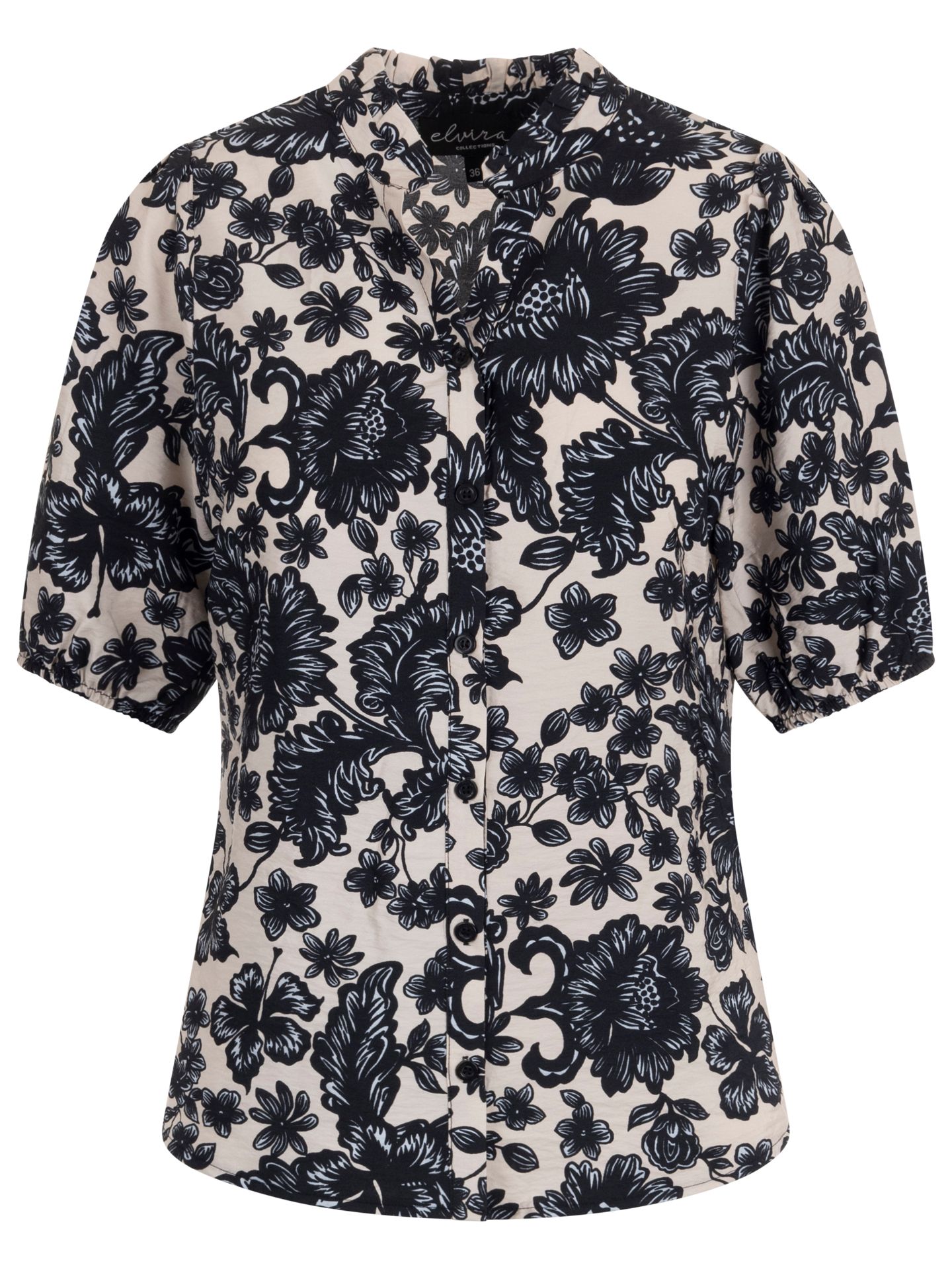 Elvira Collections Blouse Clio Zwart 00081601-7500