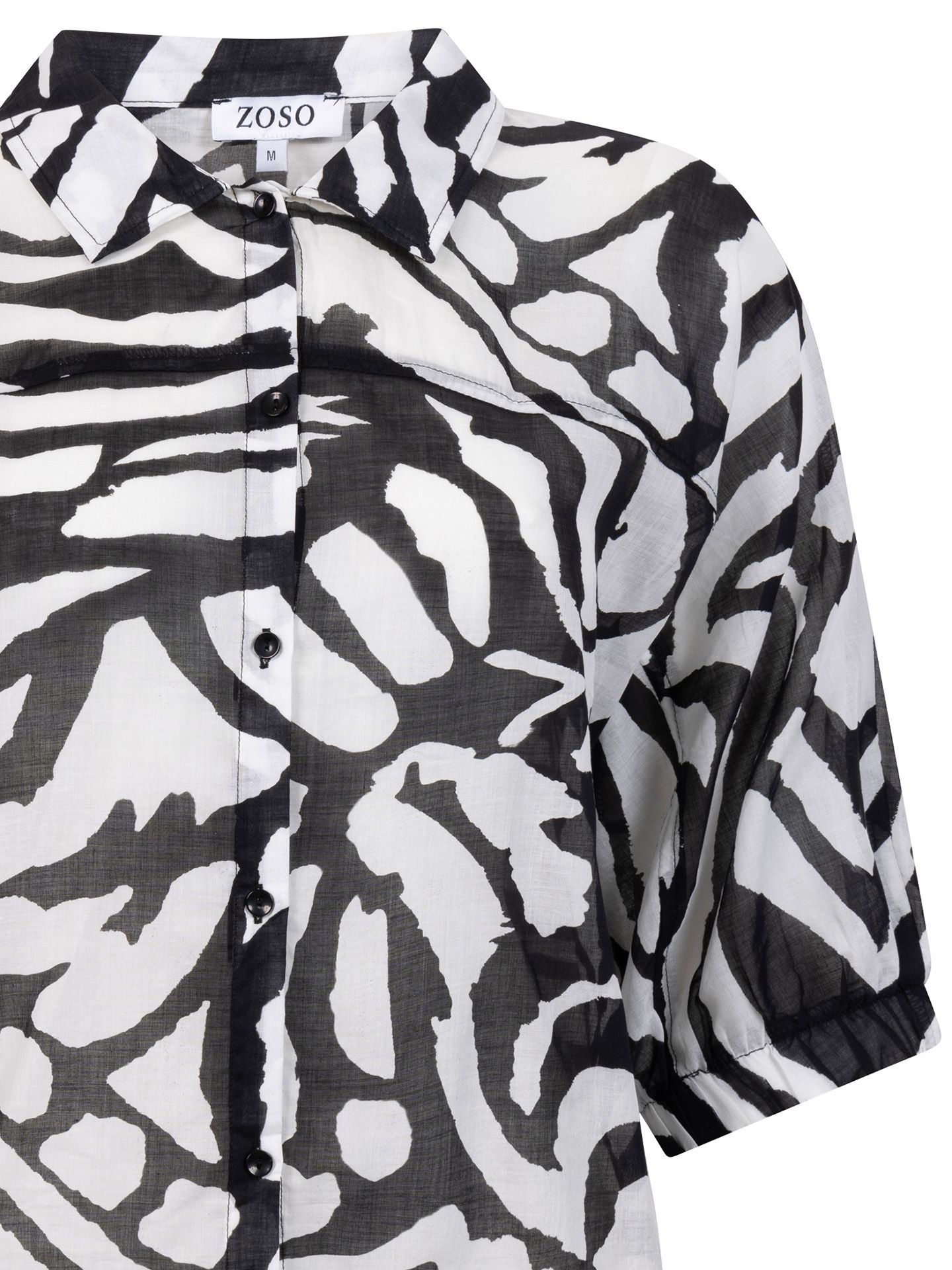 Zoso Blouse Ciska Zwart 00081628-7500