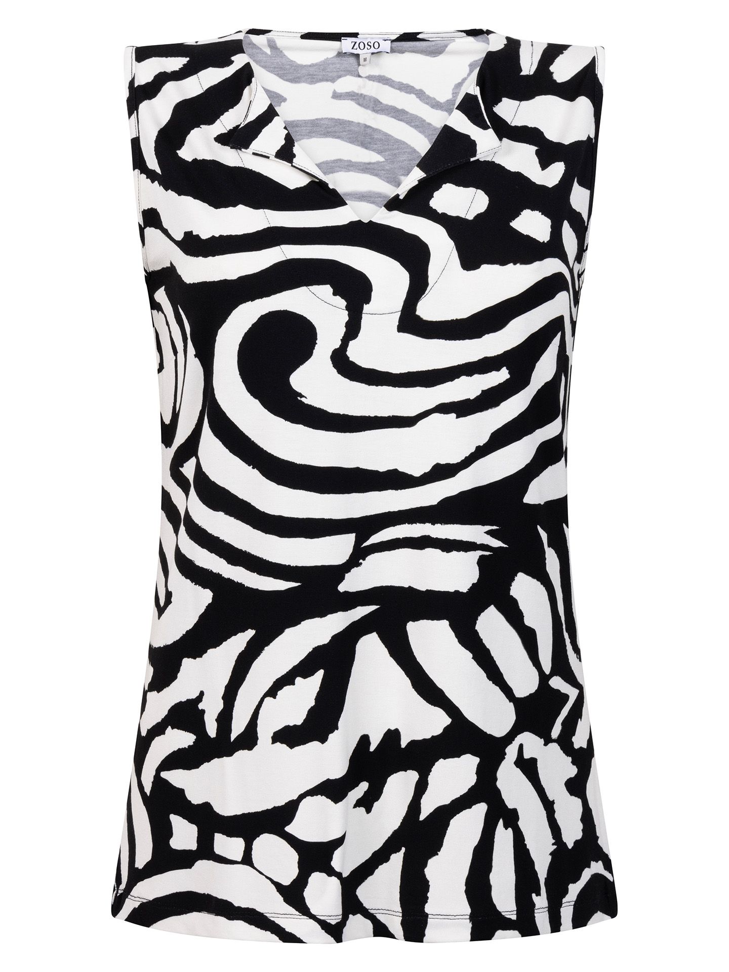 Zoso Top Gina Zwart-wit 00081629-7900