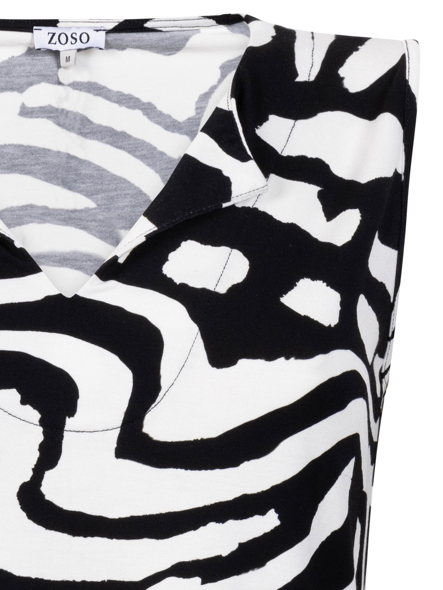 Zoso Top Gina Zwart-wit 00081629-7900
