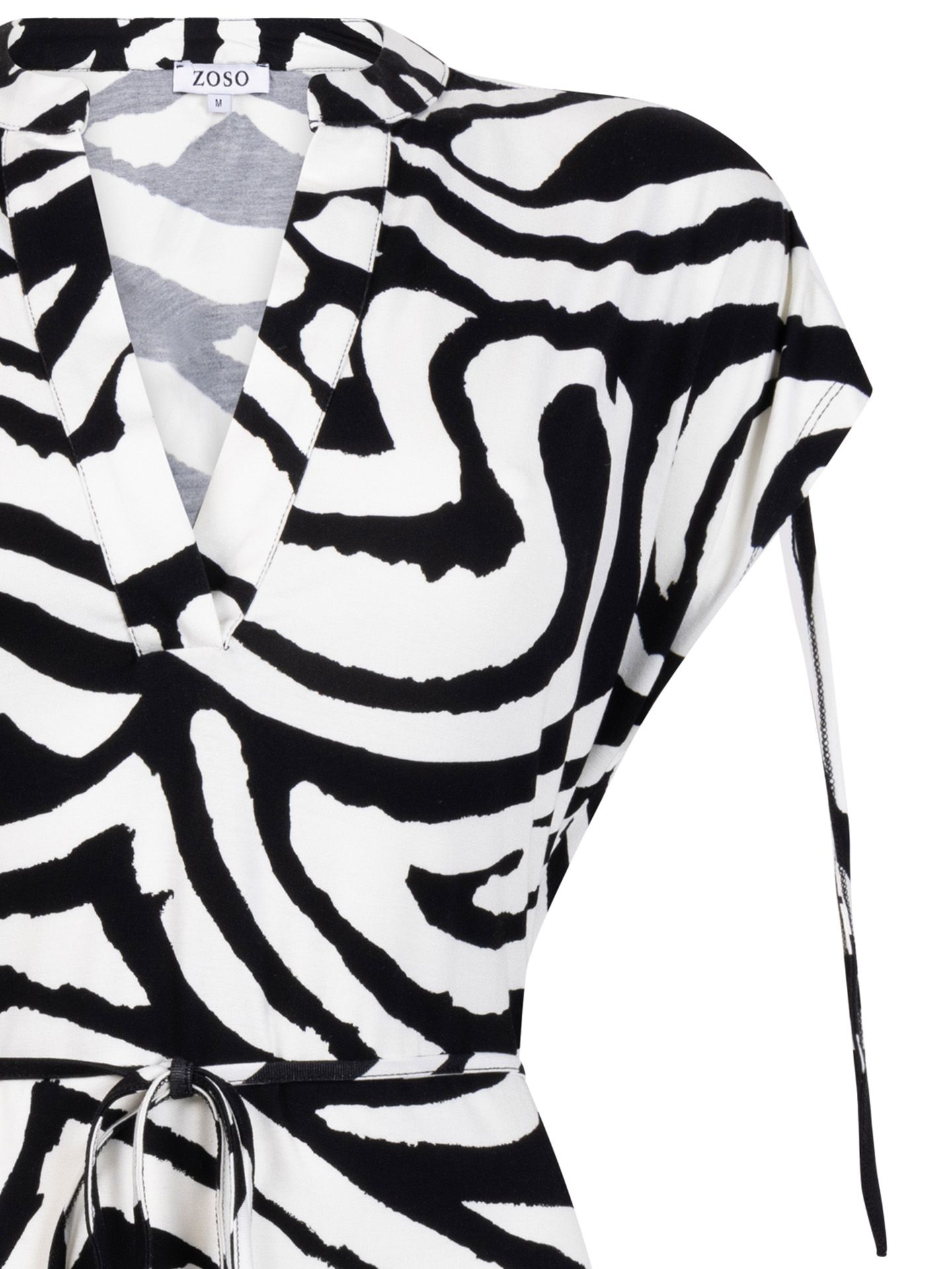 Zoso Jurk Daisy Zwart-wit 00081630-7900