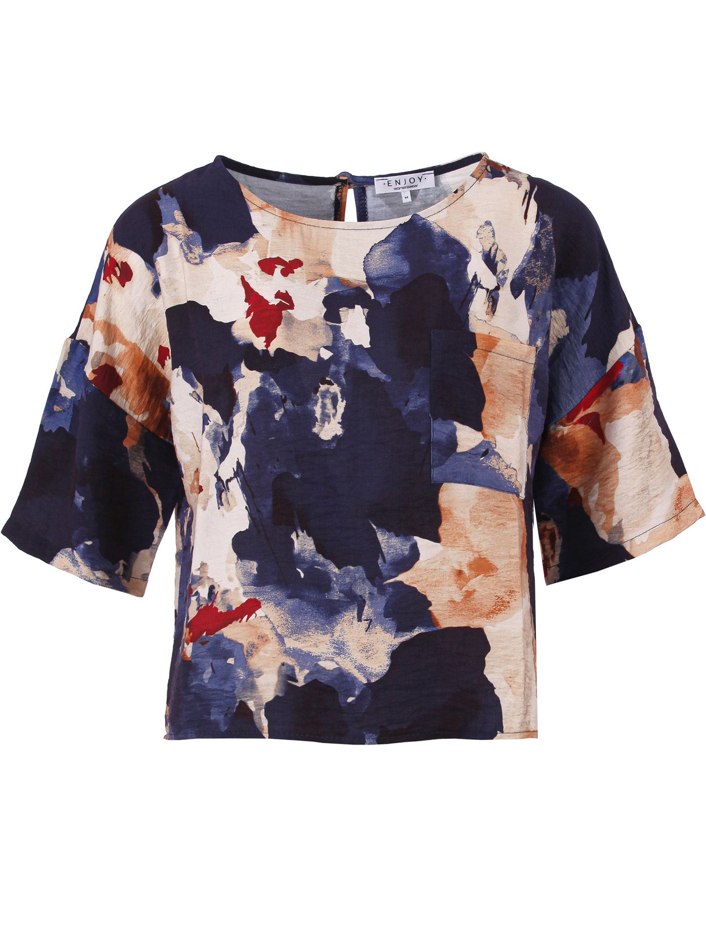 Enjoy Womenswear Blouse Daphne Blauw 00081645-1500