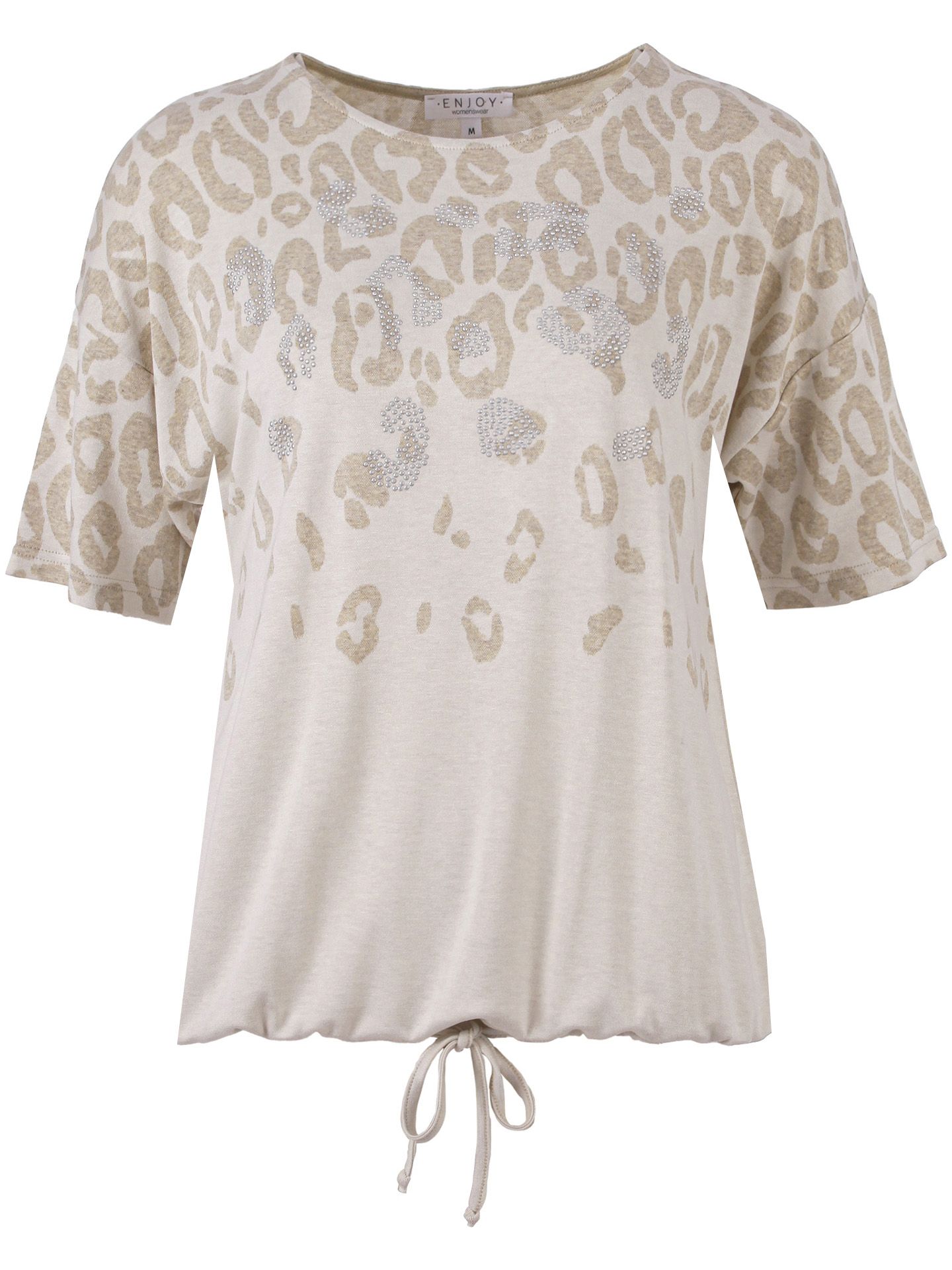 Enjoy Womenswear T-shirt Elise Beige 00081742-5200