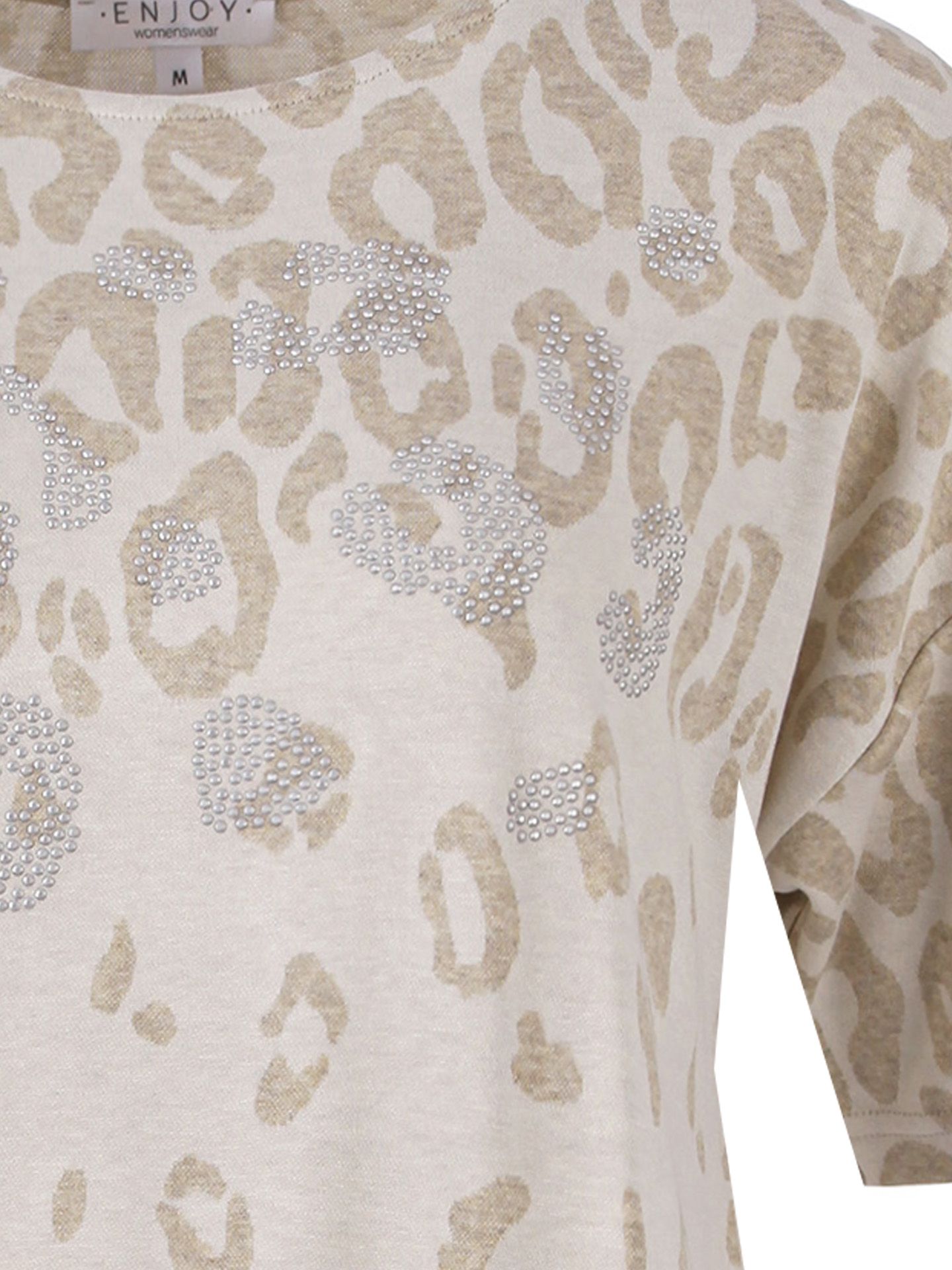 Enjoy Womenswear T-shirt Elise Beige 00081742-5200