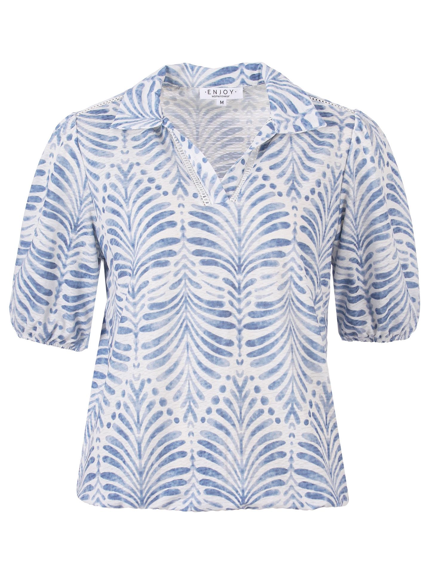 Enjoy Womenswear Shirt Amy Blauw 00081781-1350