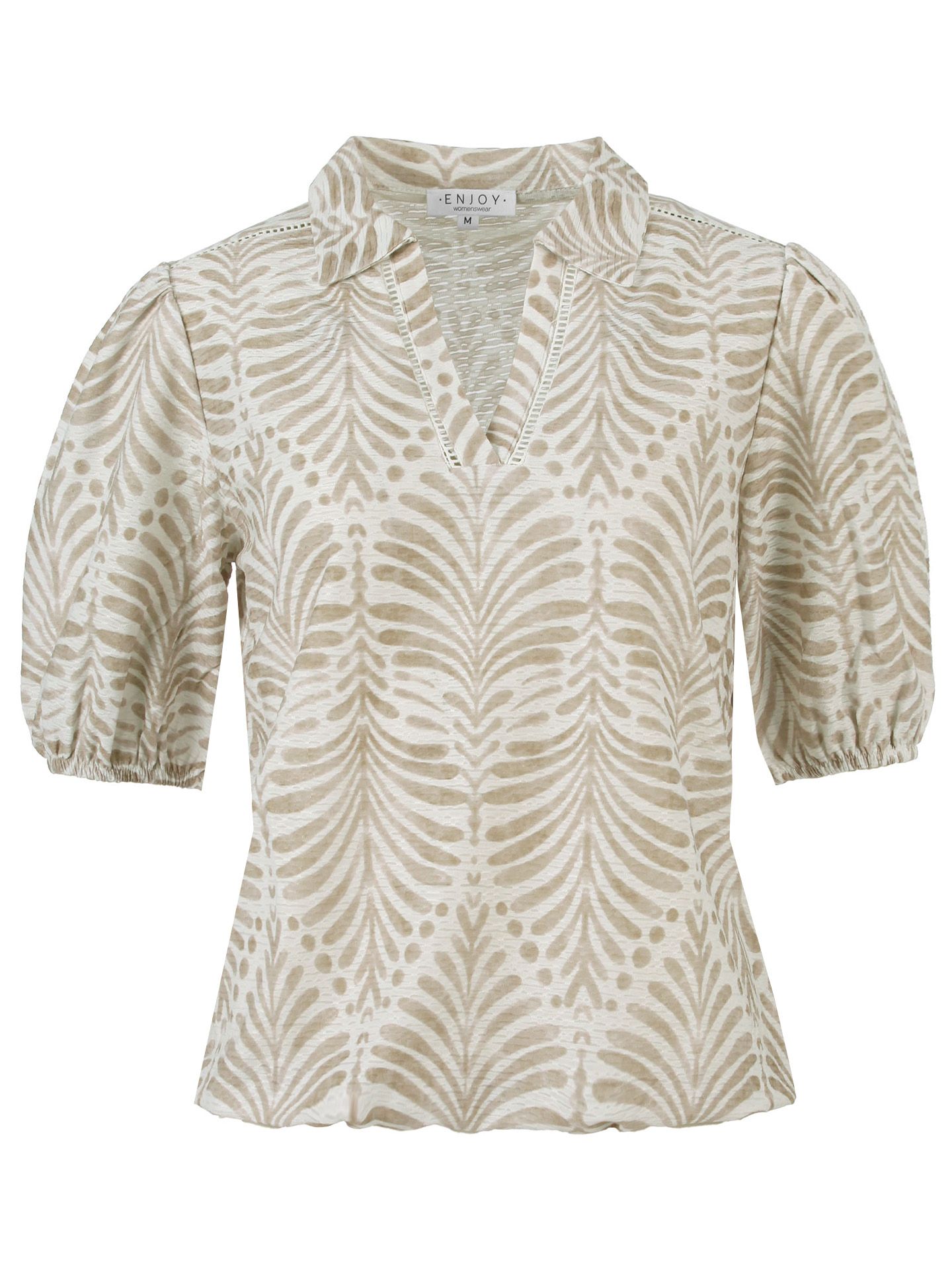 Enjoy Womenswear Shirt Amy Beige 00081781-5200
