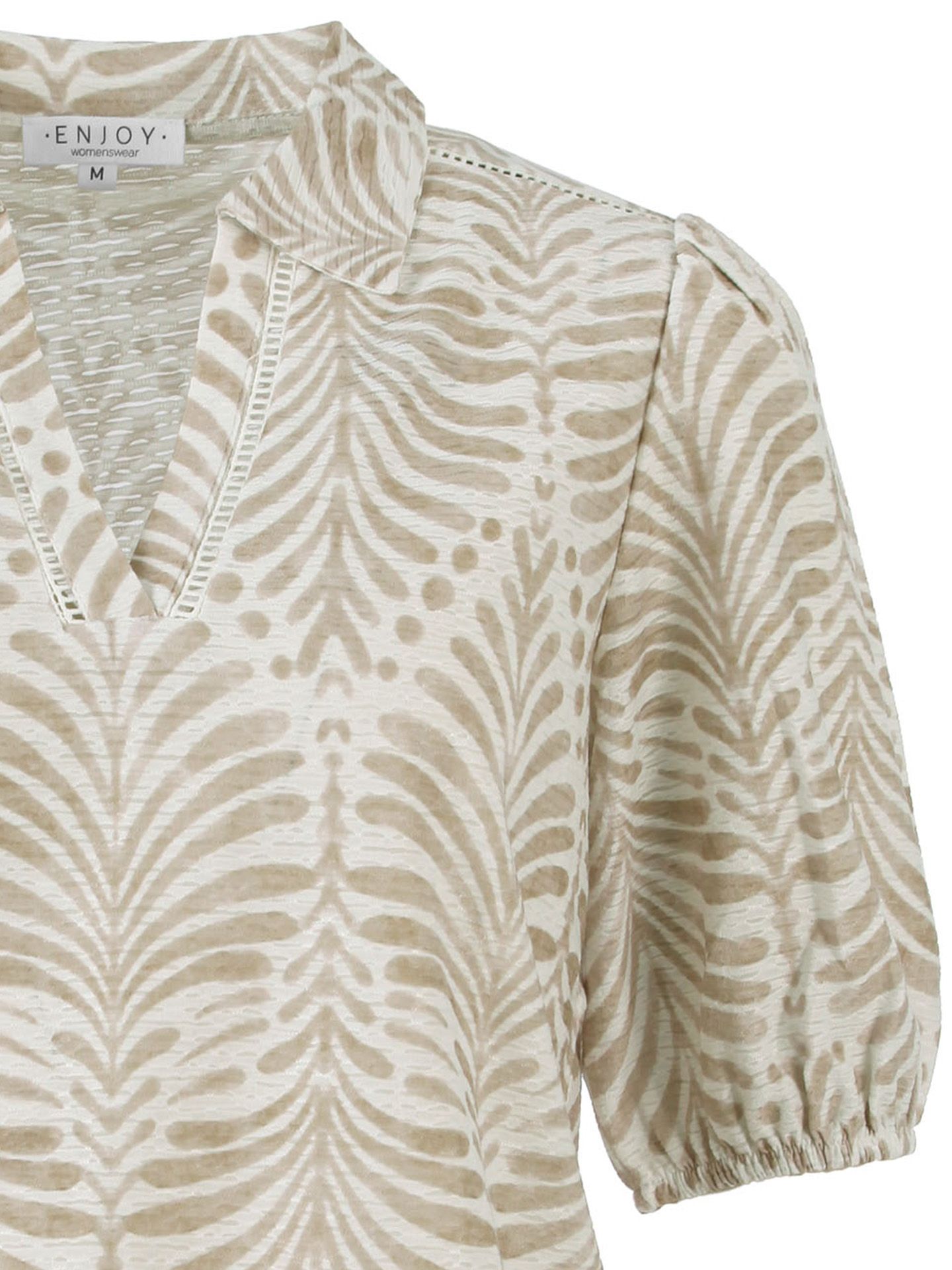 Enjoy Womenswear Shirt Amy Beige 00081781-5200