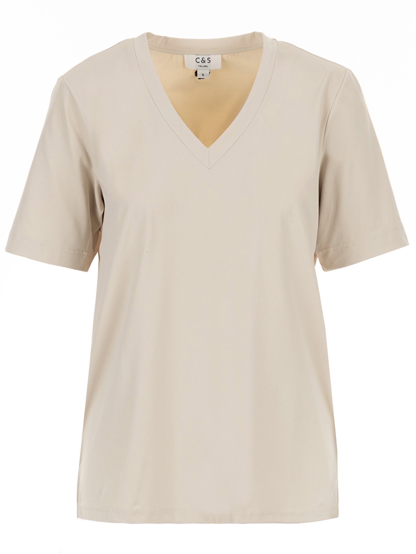 C&S The Label T-shirt Caliss Beige 00081809-5200