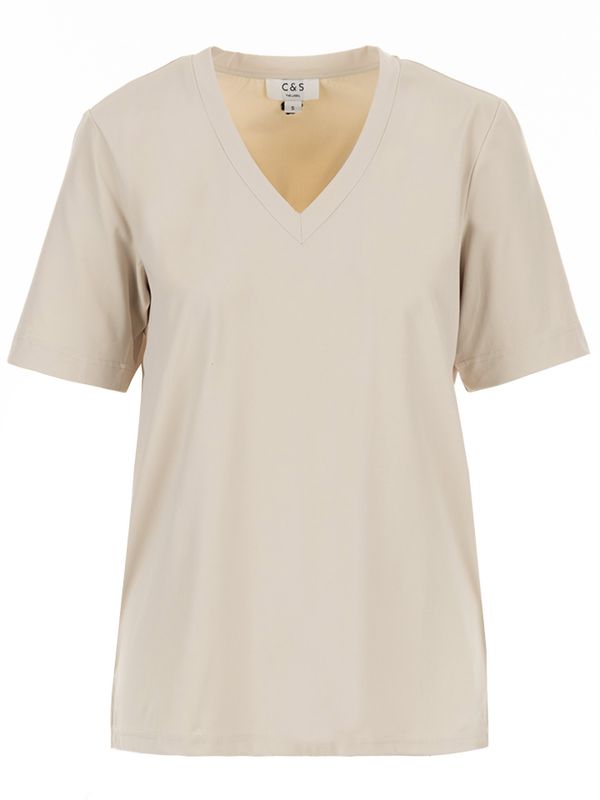 C&S The Label T-shirt Caliss Beige 2900079317048