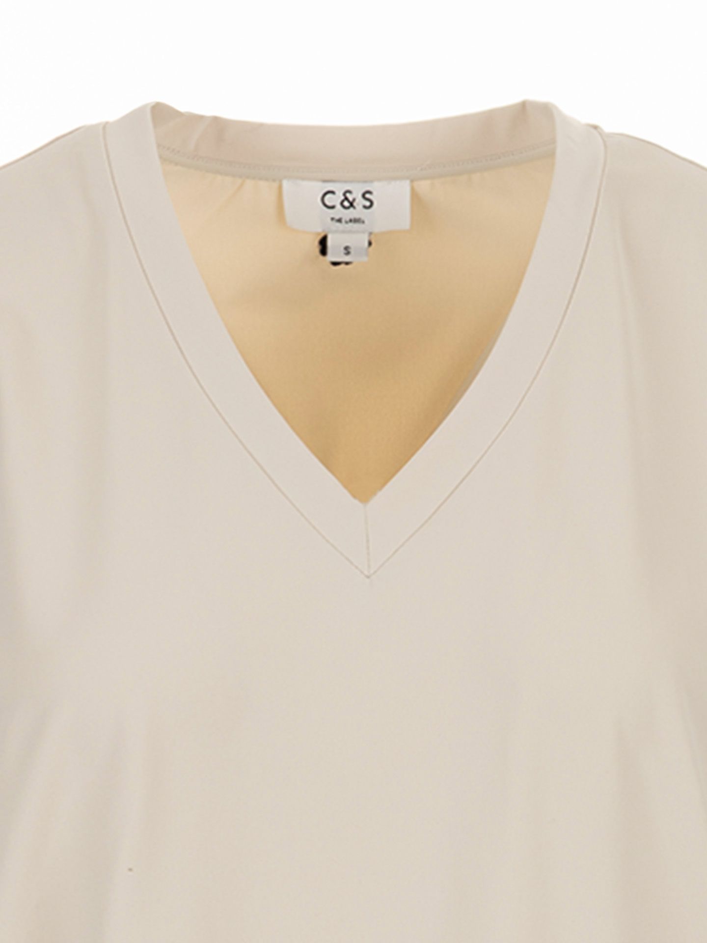 C&S The Label T-shirt Caliss Beige 00081809-5200