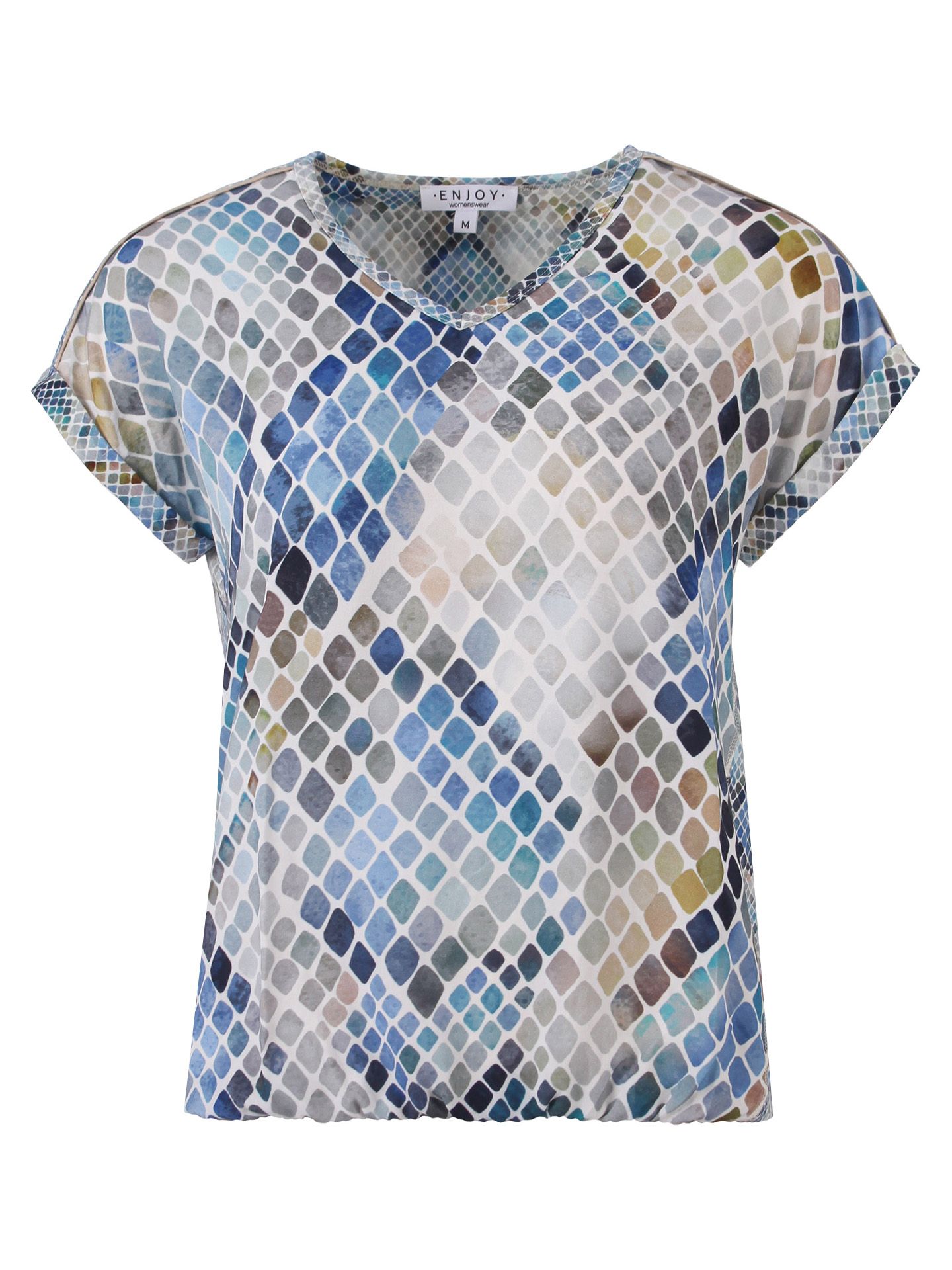 Enjoy Womenswear Blouse Anja Blauw 00081834-1350