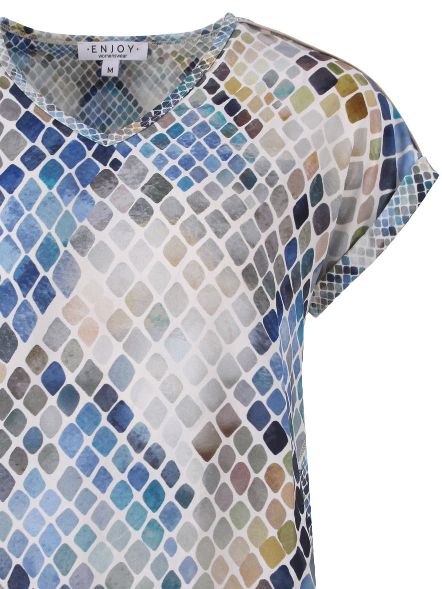 Enjoy Womenswear Blouse Anja Blauw 00081834-1350