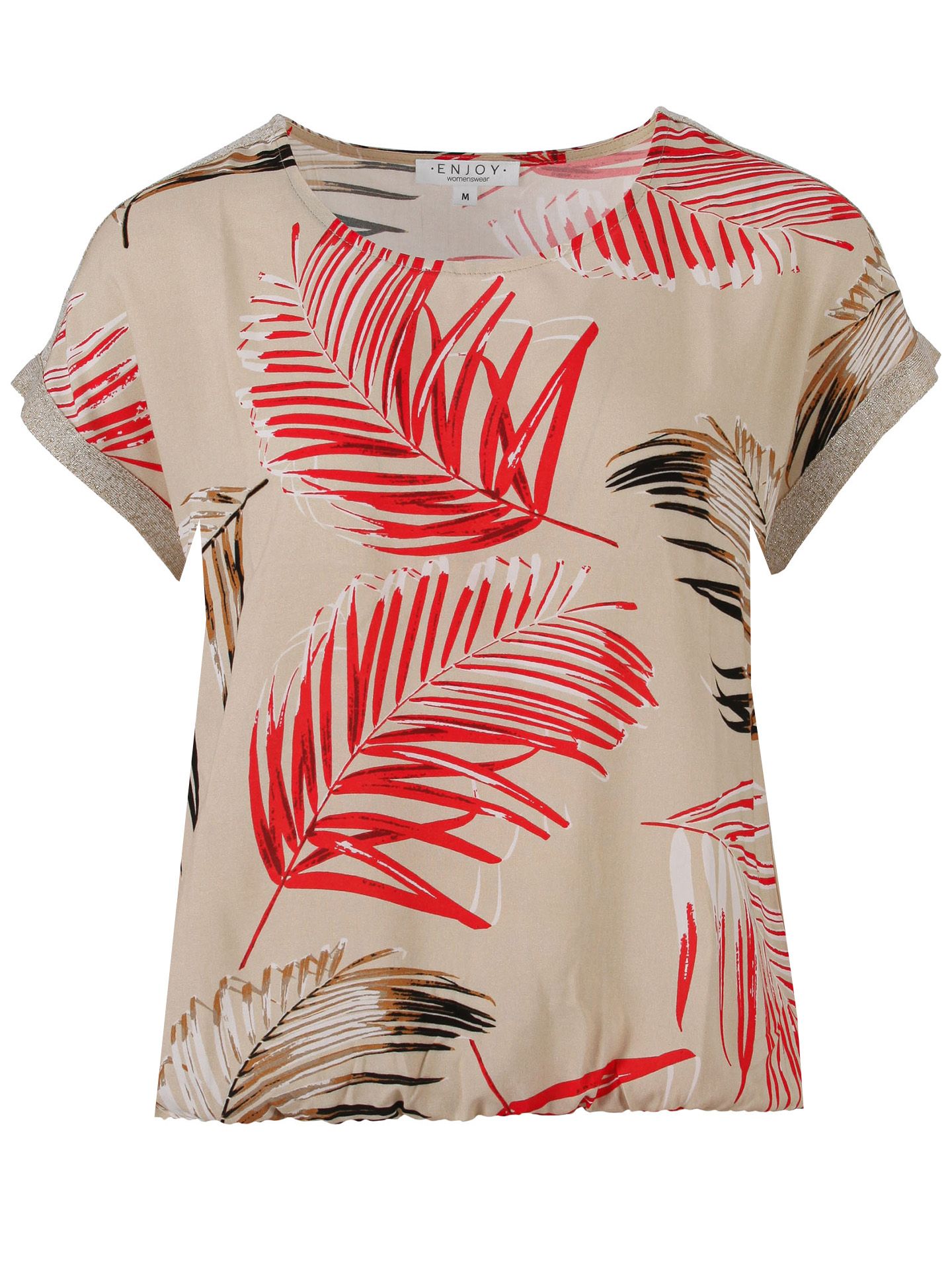 Enjoy Womenswear T-shirt Kimmy Beige 00081836-5200