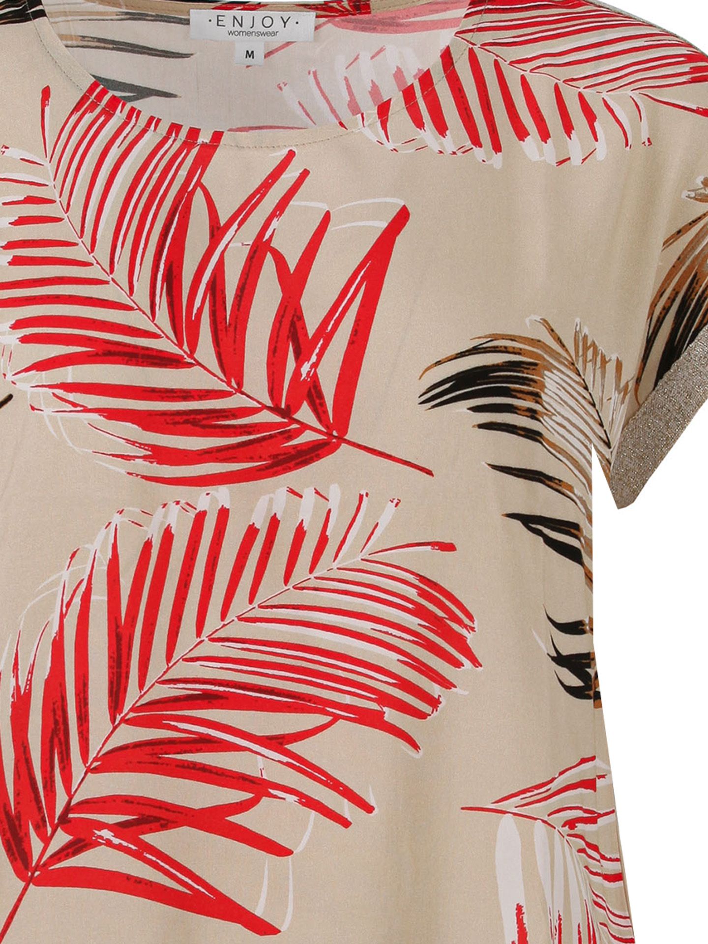 Enjoy Womenswear T-shirt Kimmy Beige 00081836-5200