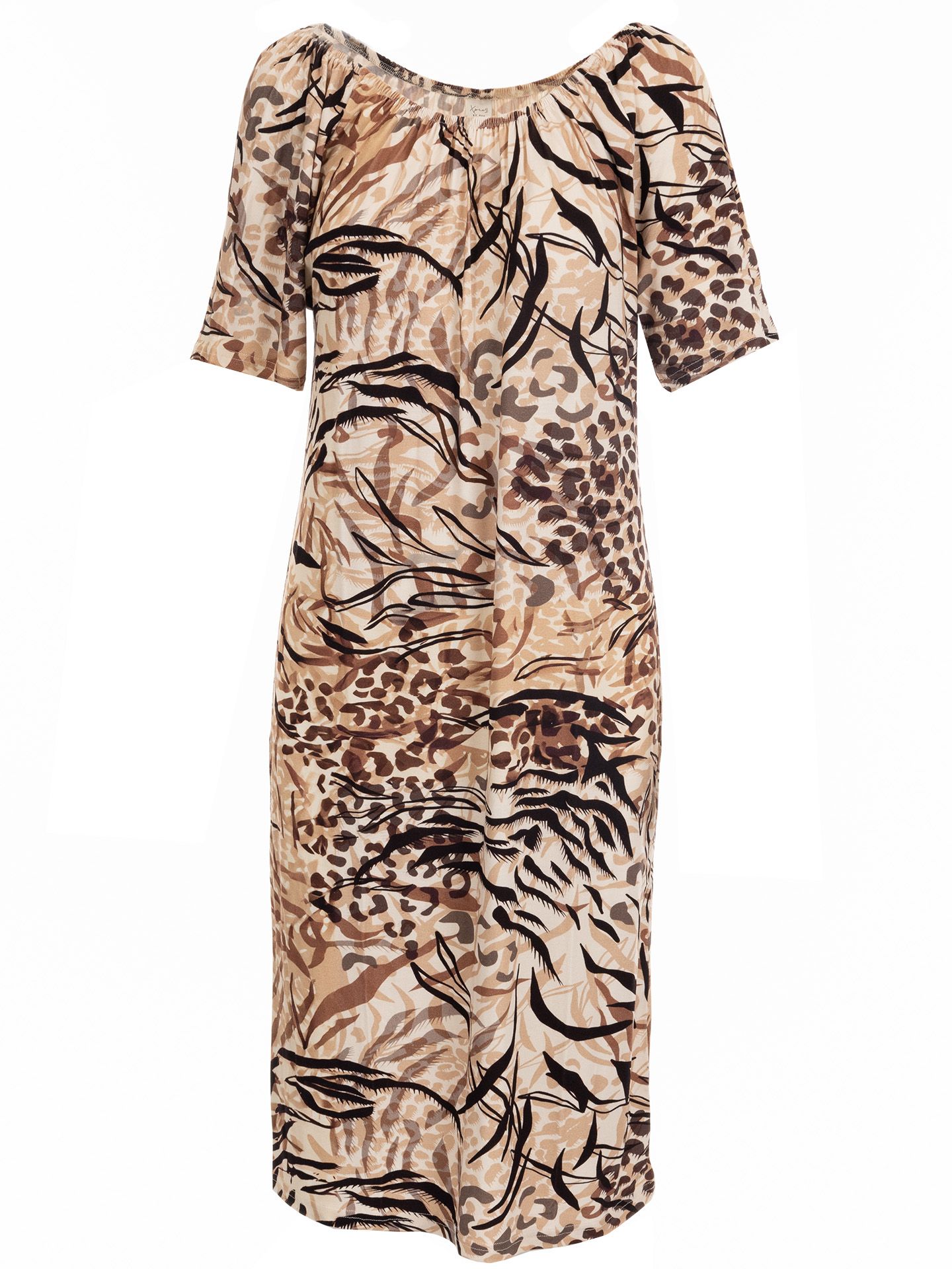 NED Jurk Wela Taupe 00081840-5500