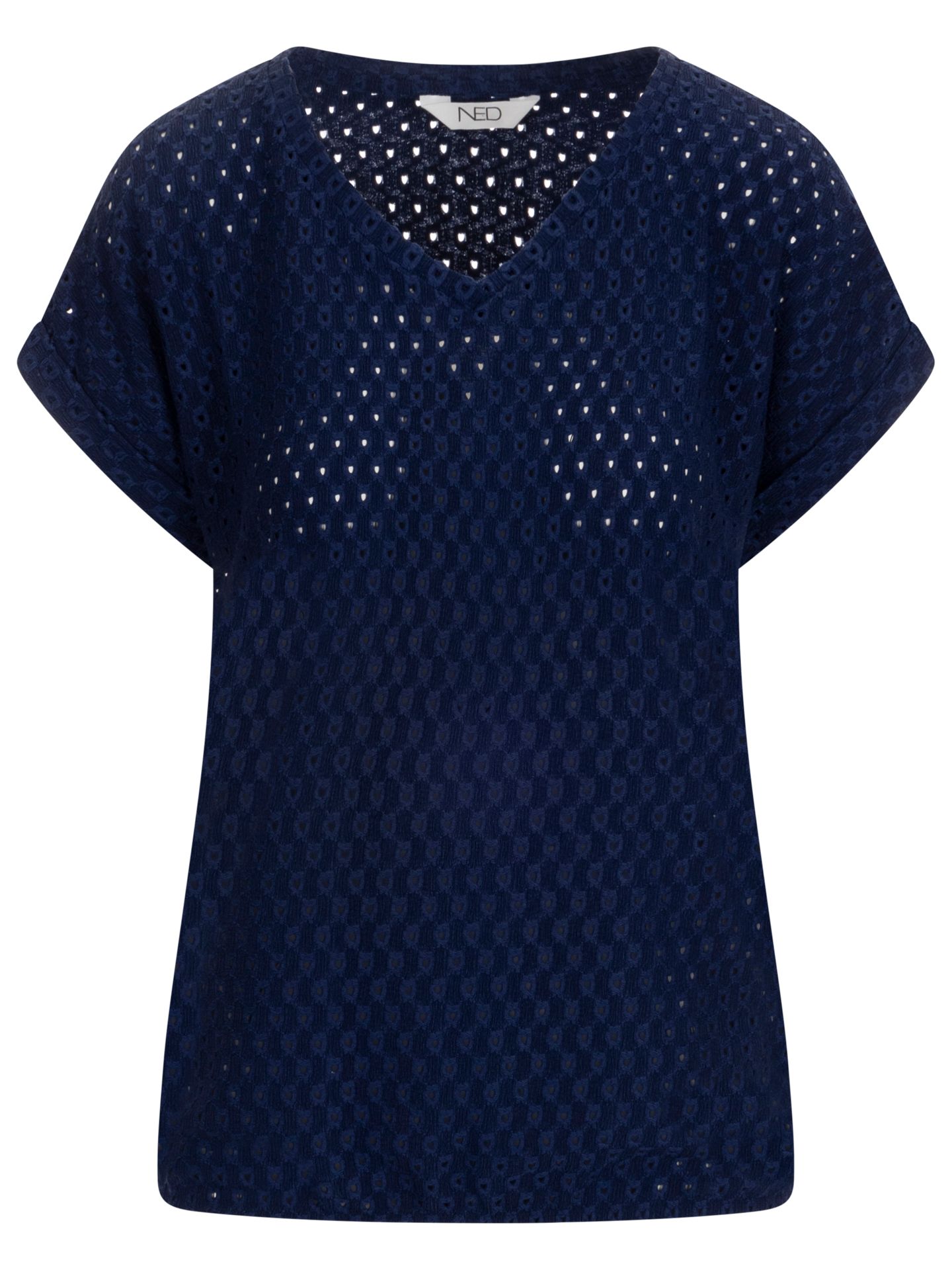 NED T-shirt Nox Blauw 00081843-1300