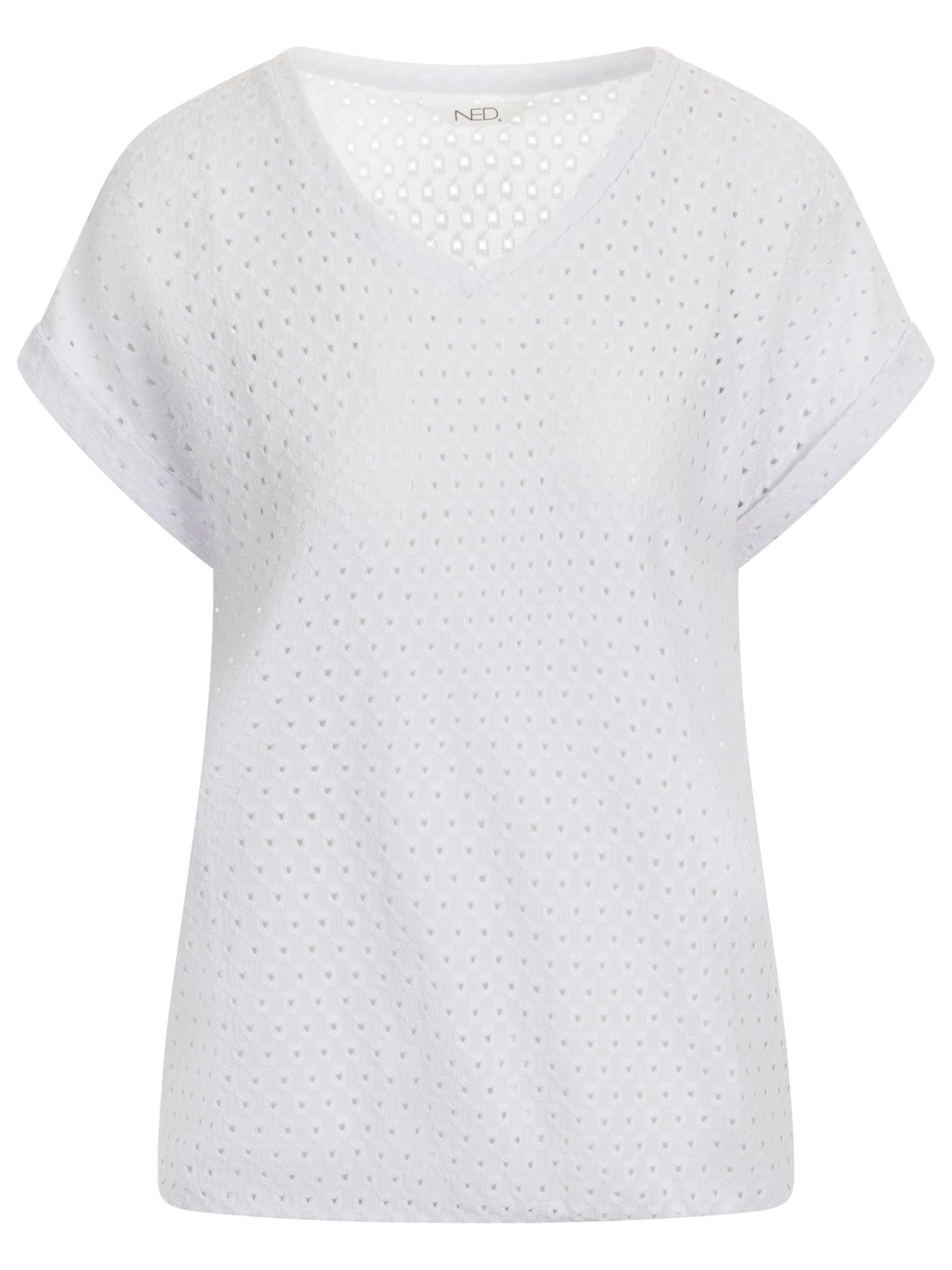 NED T-shirt Nox Wit 00081843-7000