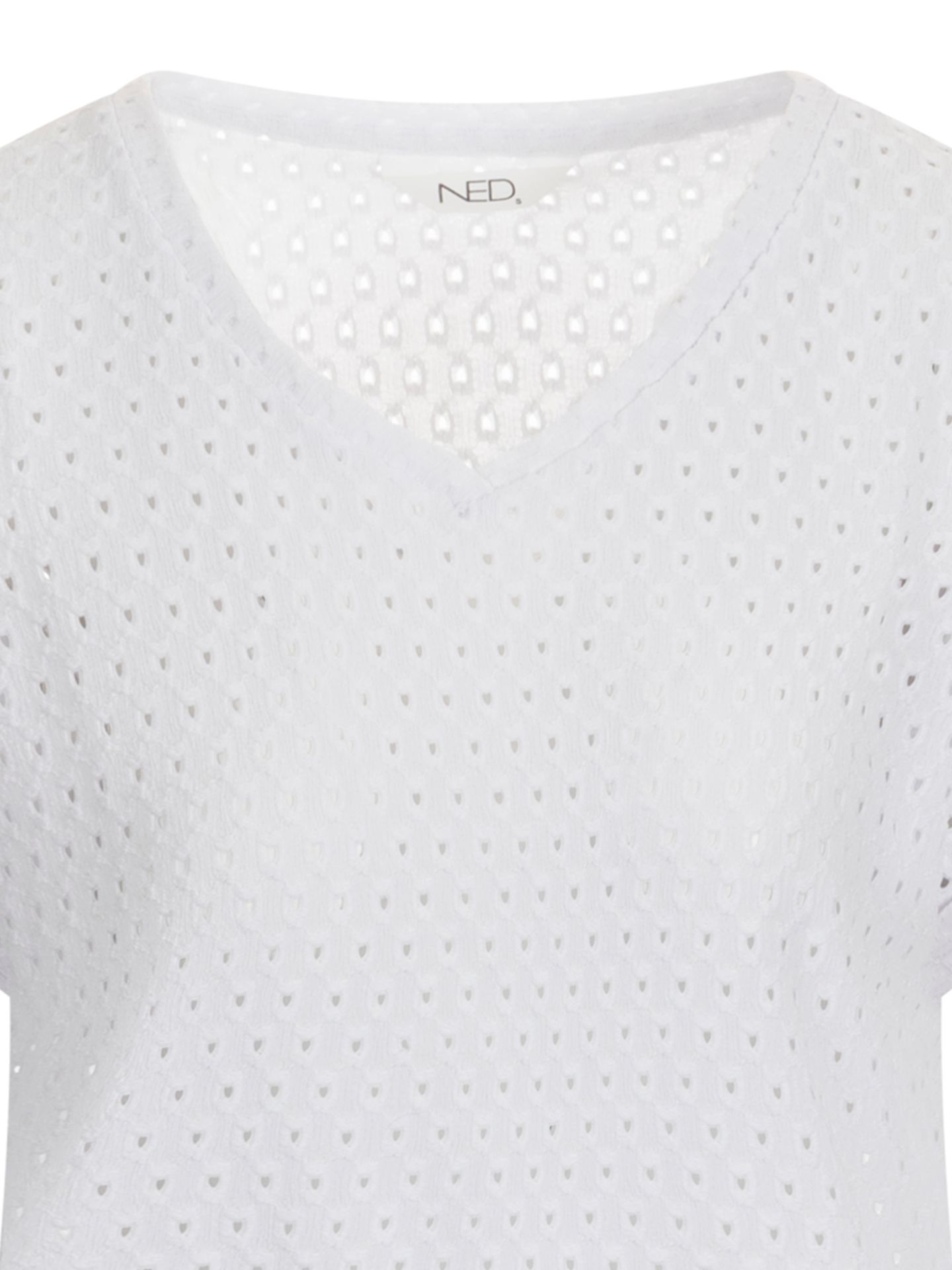 NED T-shirt Nox Wit 00081843-7000