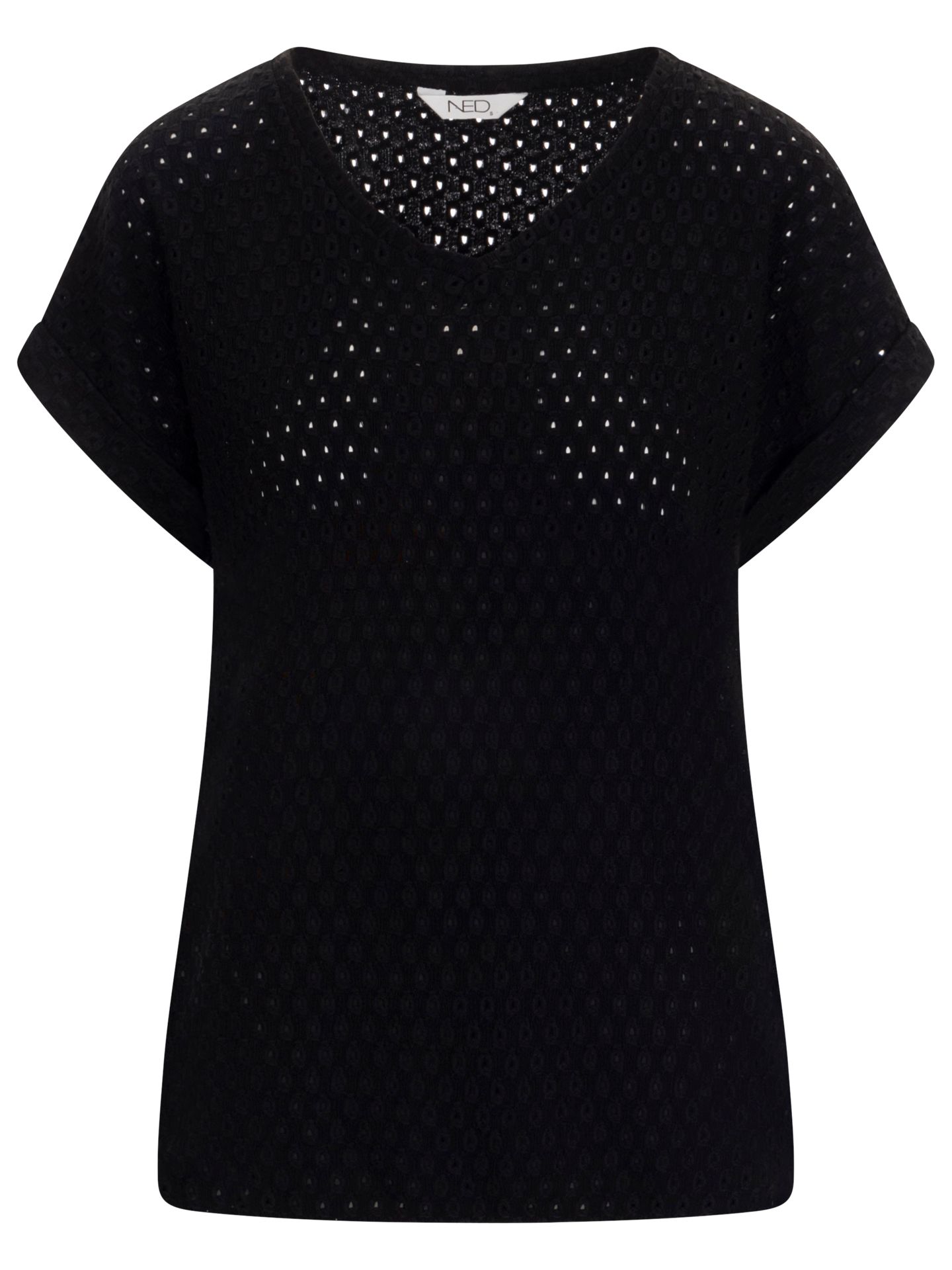 NED T-shirt Nox Zwart 00081843-7500