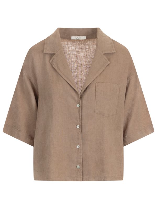 SAAR Blouse Genevra Taupe 2900077416040