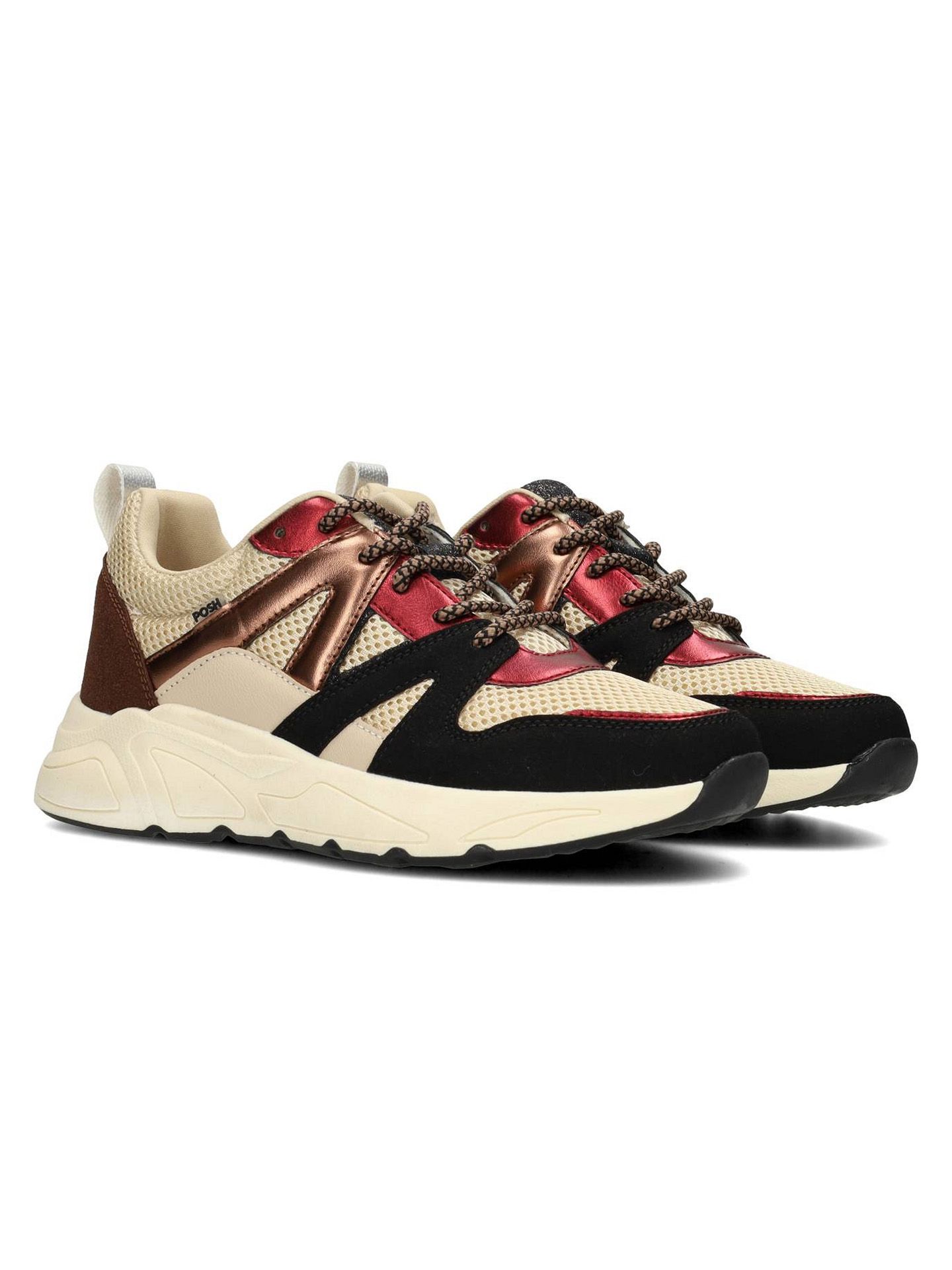 PS Poelman Sneaker Jolie  Rood 00081868-3600