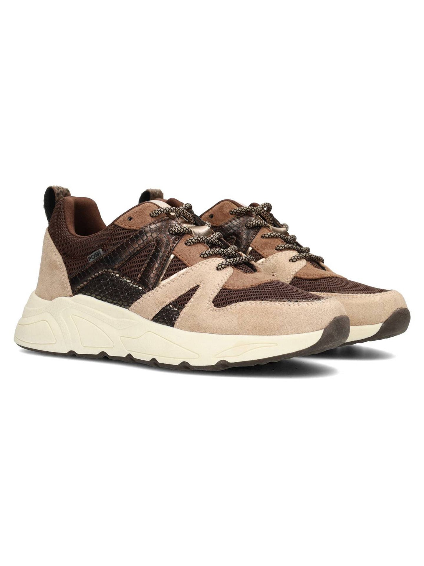 PS Poelman Sneaker Jolie  Bruin 00081868-5800