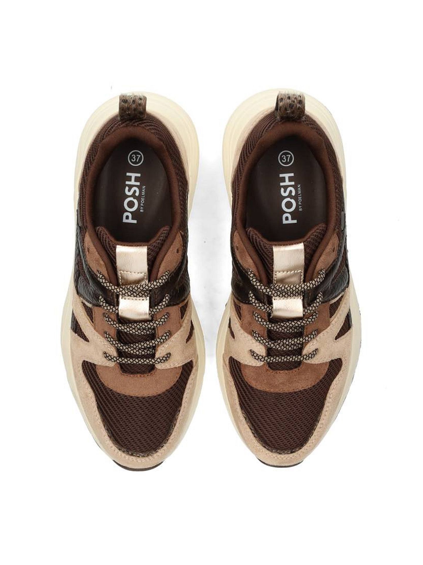PS Poelman Sneaker Jolie  Bruin 00081868-5800