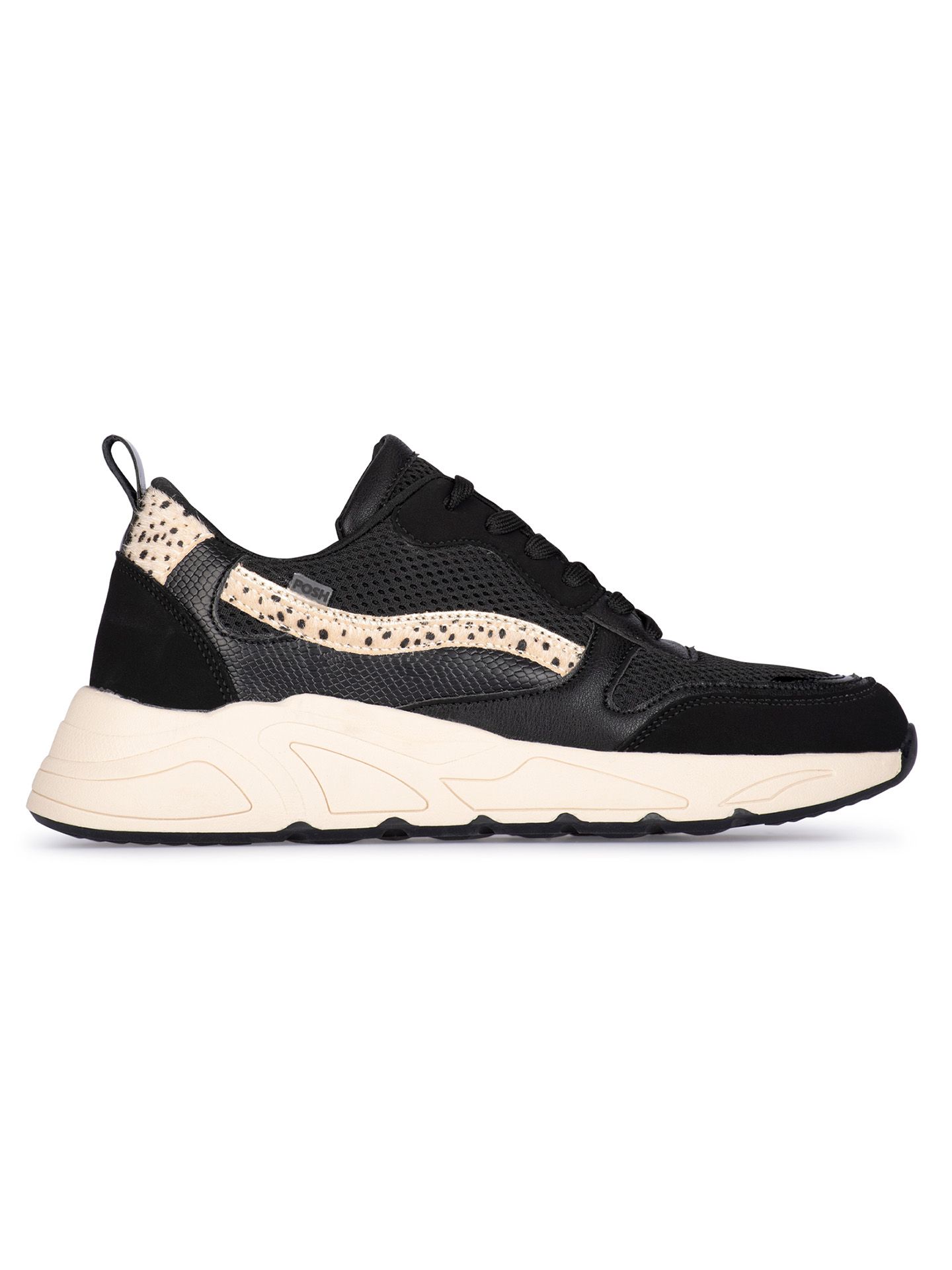 PS Poelman Sneaker Kelly Zwart 00081869-7500