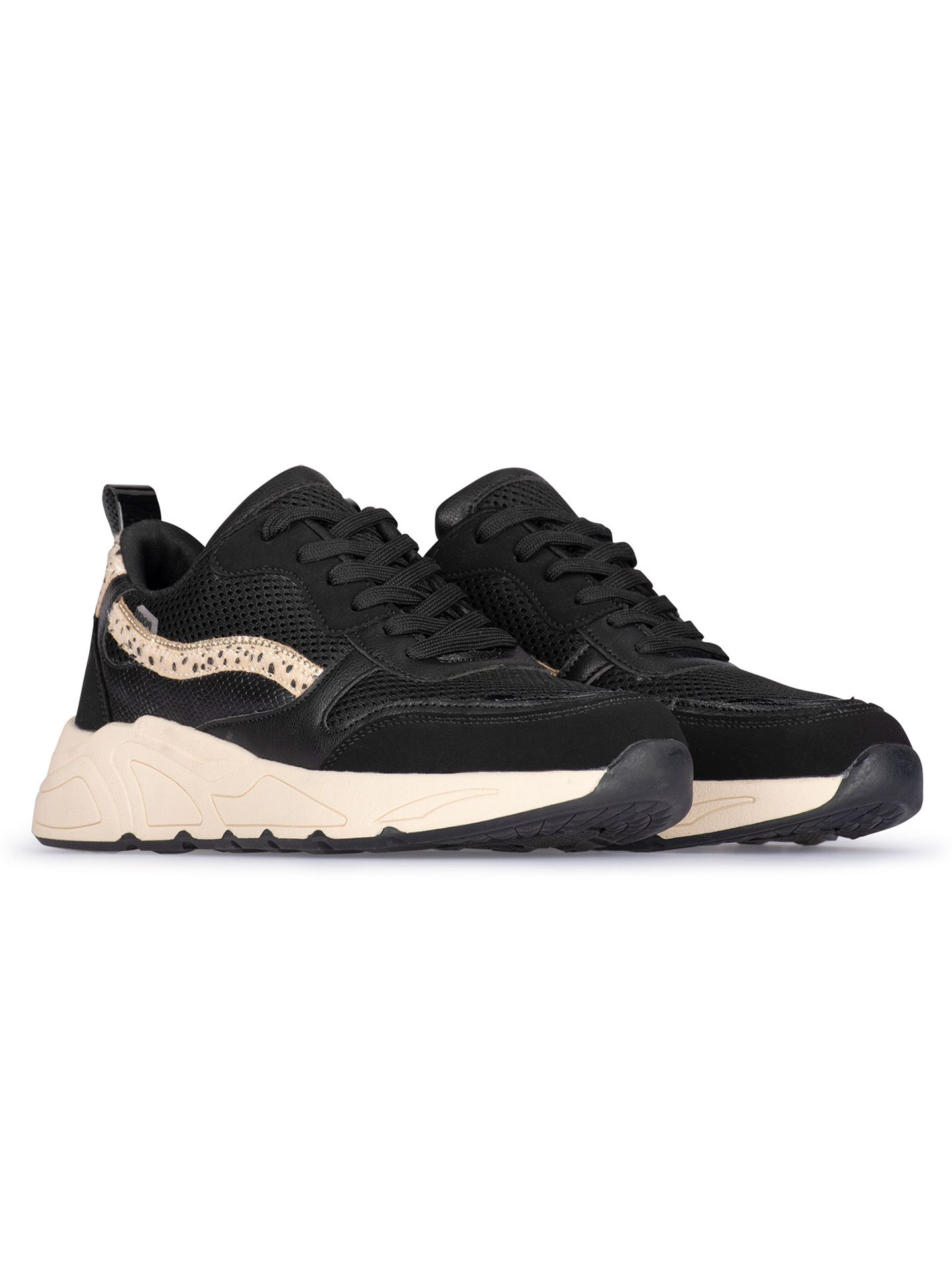 PS Poelman Sneaker Kelly Zwart 00081869-7500