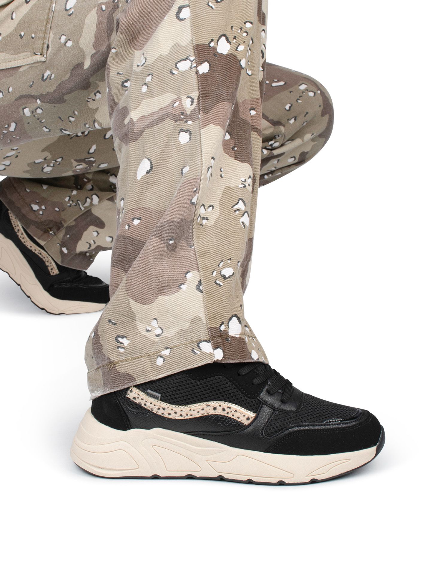 PS Poelman Sneaker Kelly Zwart 00081869-7500