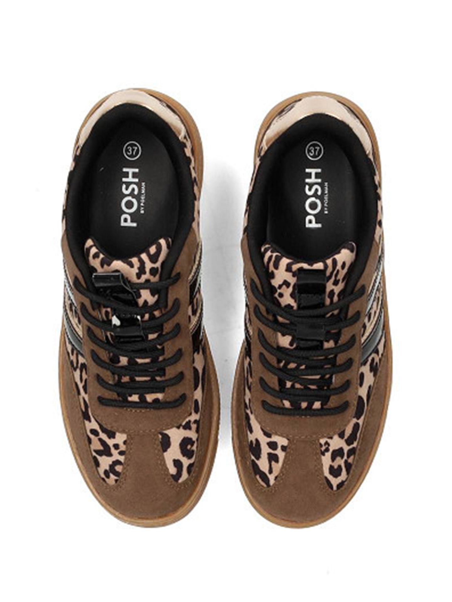 PS Poelman Sneaker Jackie Taupe 00081873-5500