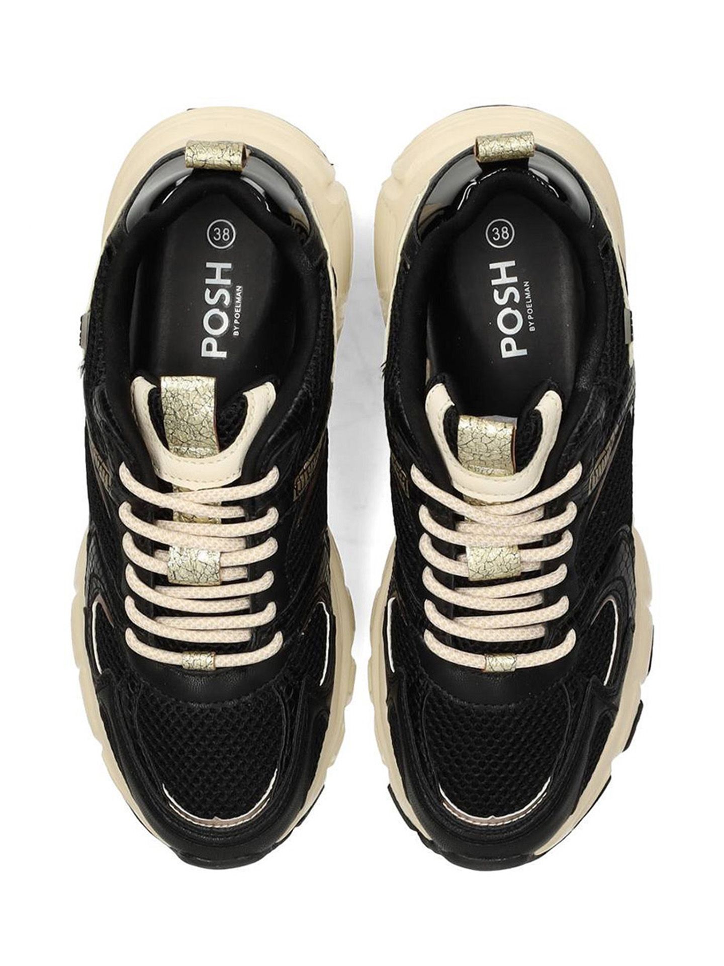 PS Poelman Sneaker Tess Zwart 00081876-7500