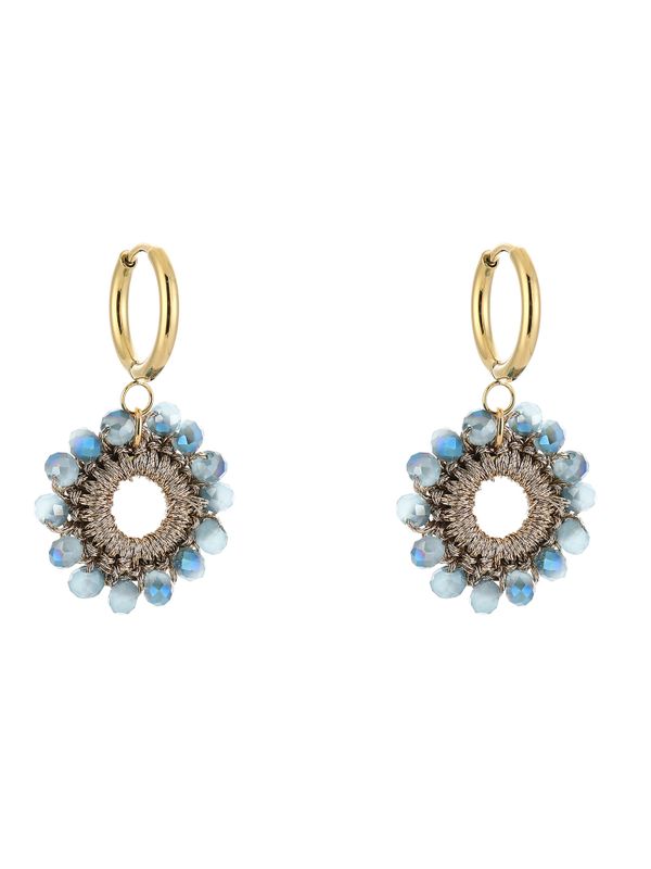 Schijvens mode Oorbellen Natasha Blauw 2900077558016