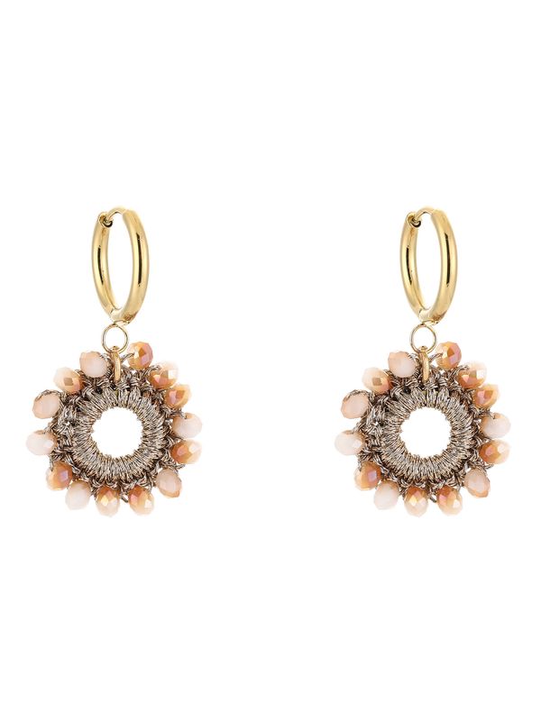 Schijvens mode Oorbellen Natasha Beige 2900077557019
