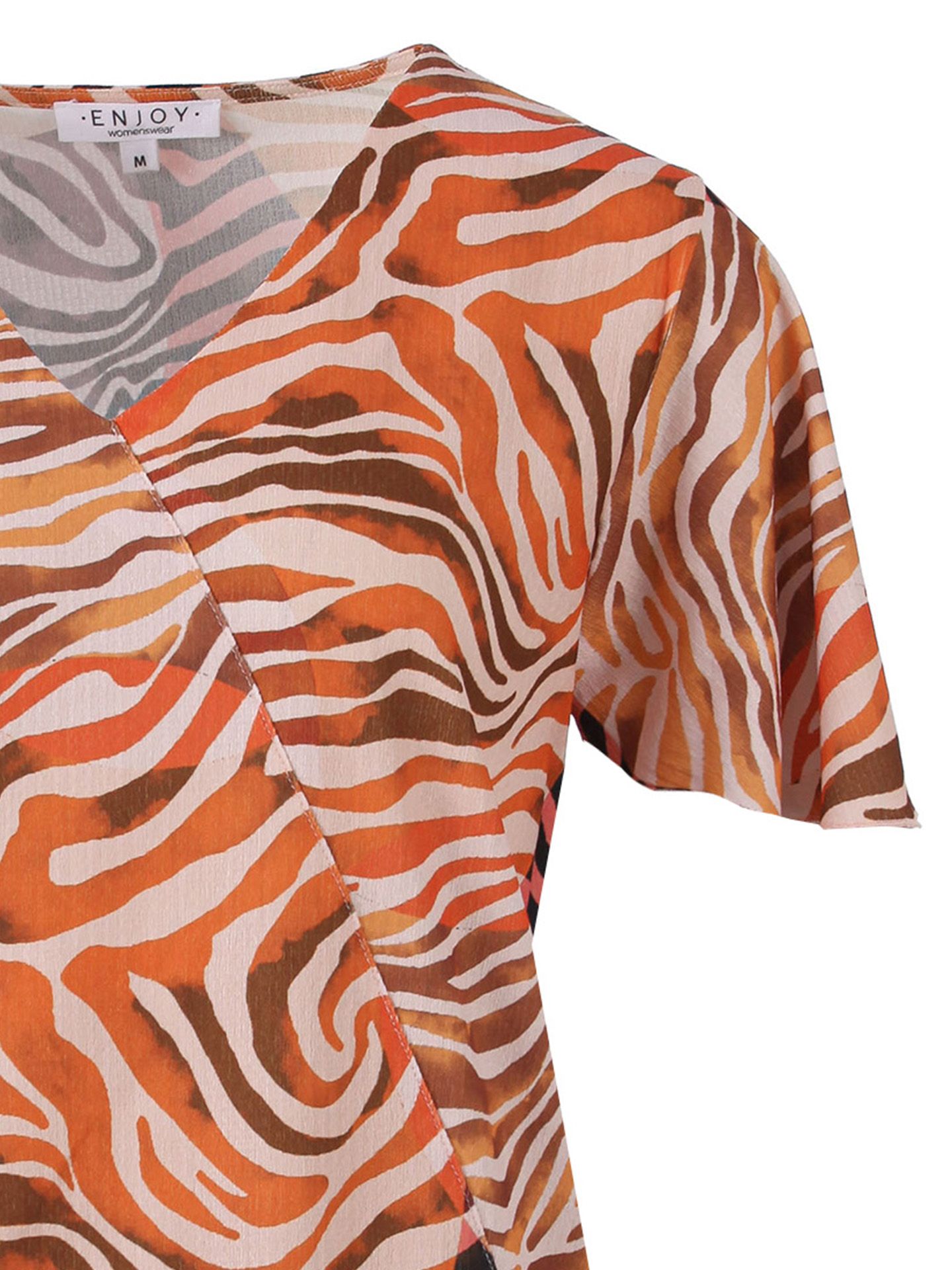 Enjoy Womenswear Shirt Maaike Oranje 00081973-3200