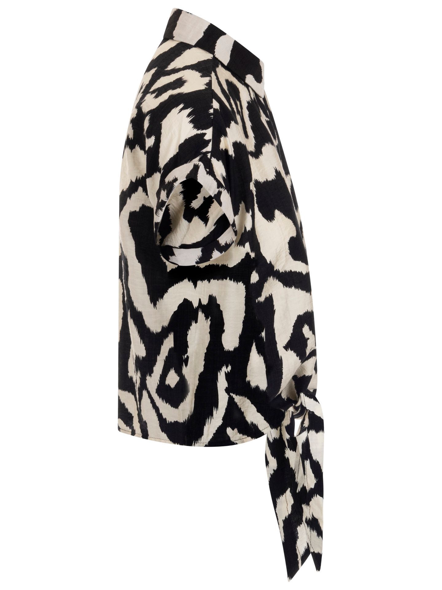 Emma & Ella Blouse Carlijn Zwart-wit 00081976-7900