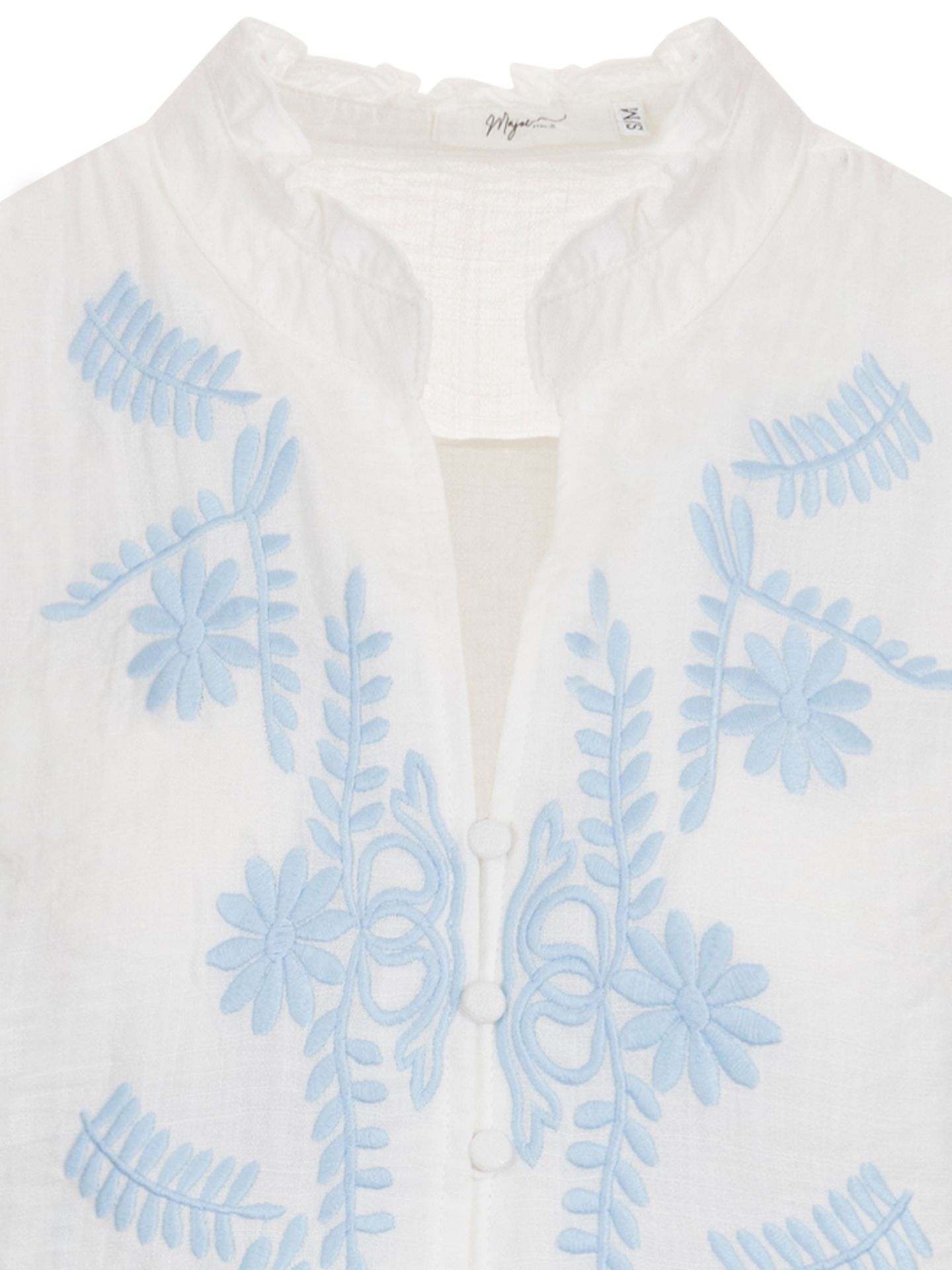 Majoe Blouse Leen Wit 00081991-7000
