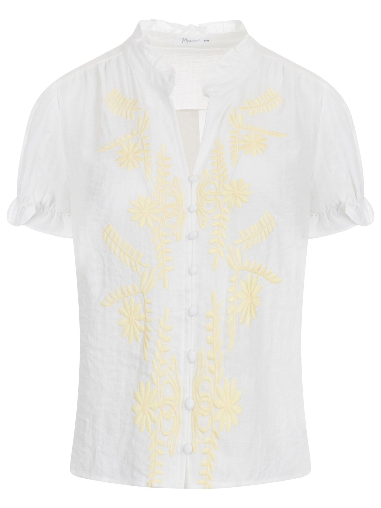 Majoe Blouse Leen Wit 00081991-7001