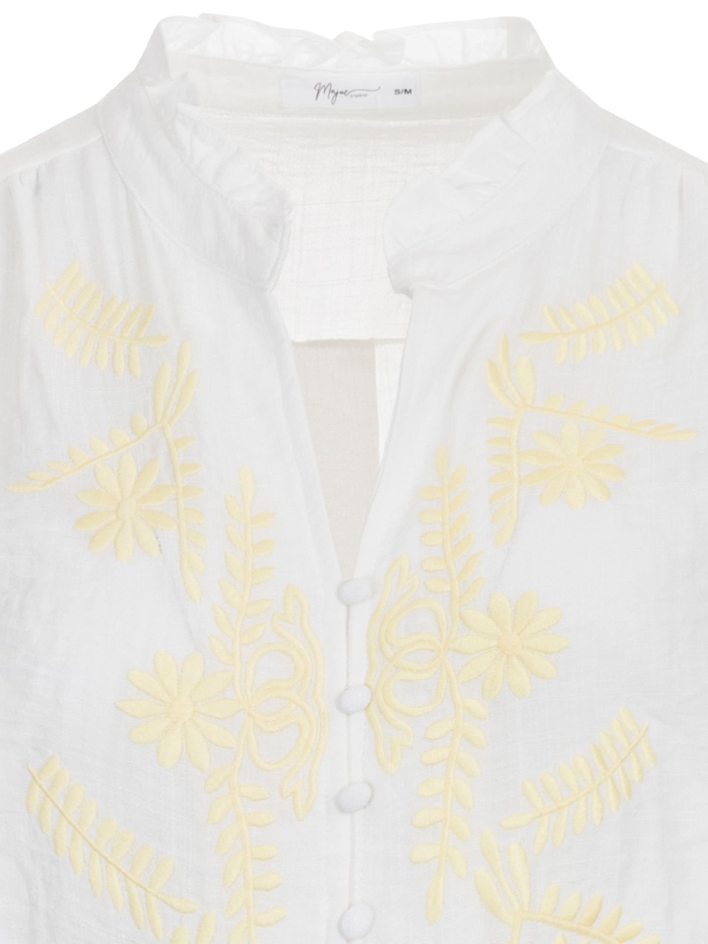 Majoe Blouse Leen Wit 00081991-7001