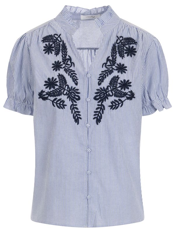 Majoe Blouse Sasha Blauw 2900077617058