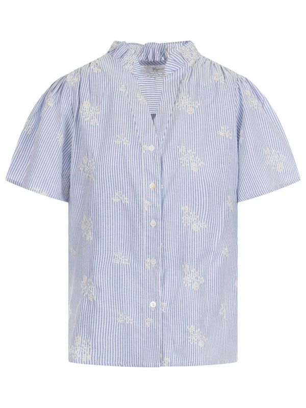 Majoe Blouse Megan Blauw 2900077621031