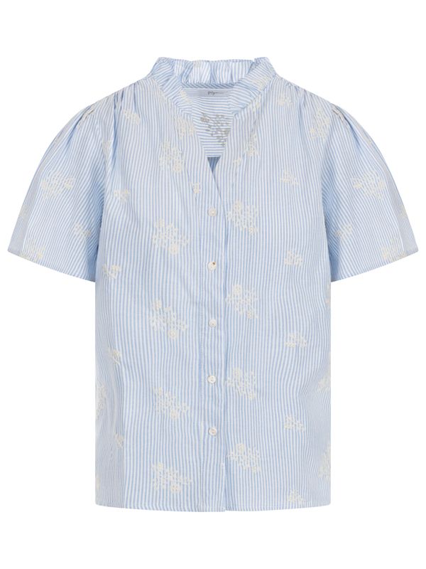 Majoe Blouse Megan Blauw 2900077620034