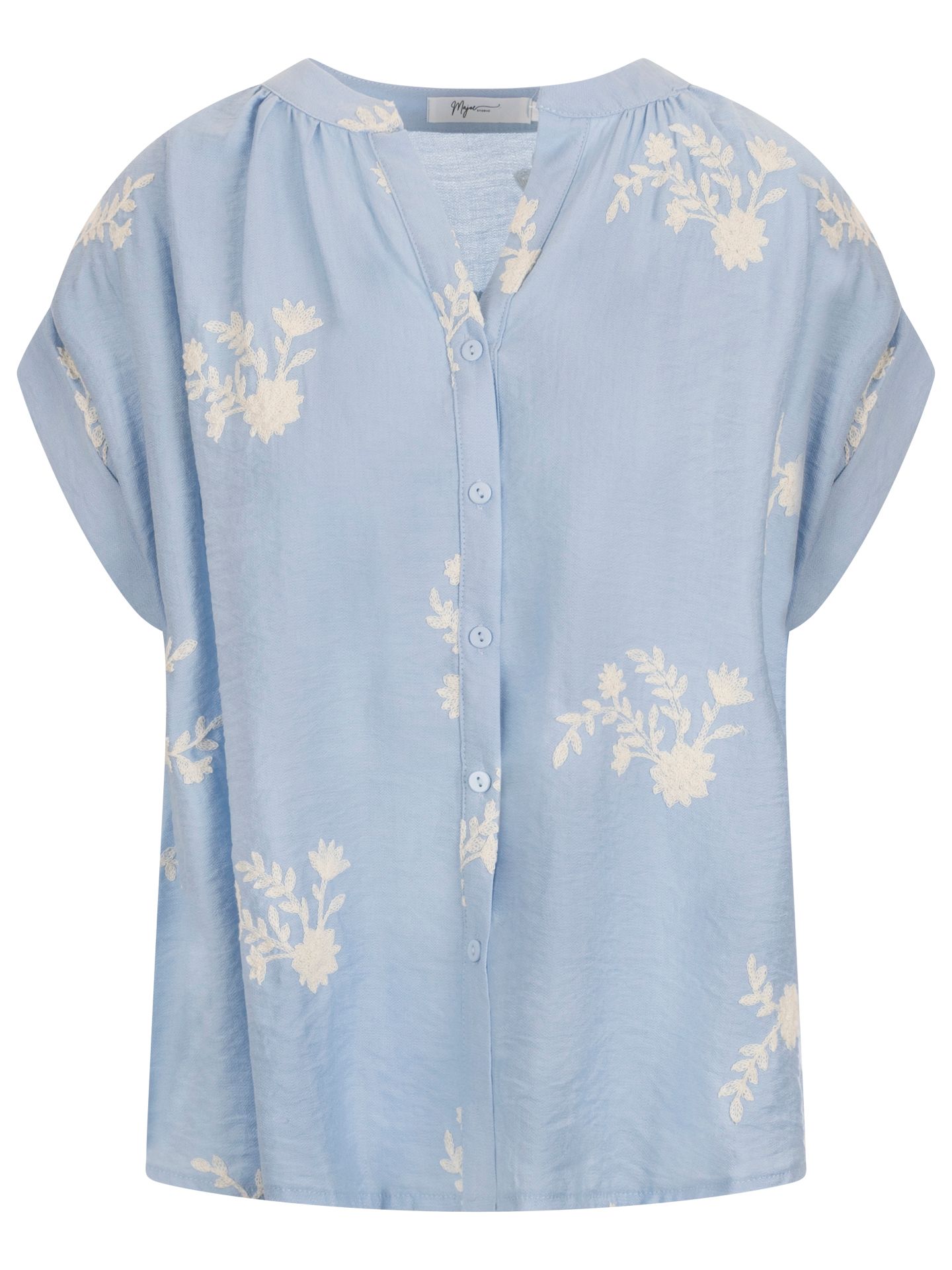 Majoe Blouse Liza Blauw 00081995-1600