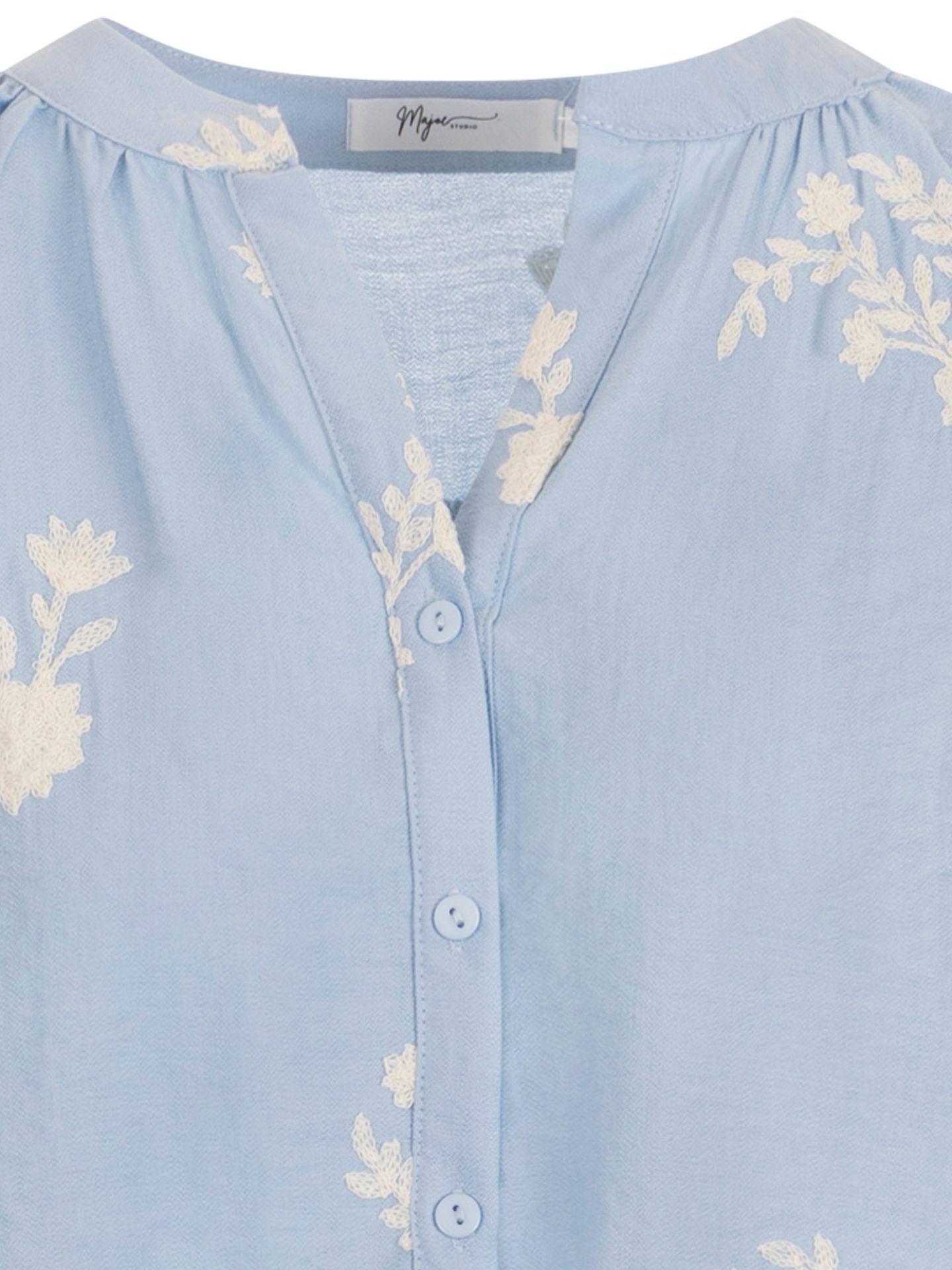 Majoe Blouse Liza Blauw 00081995-1600