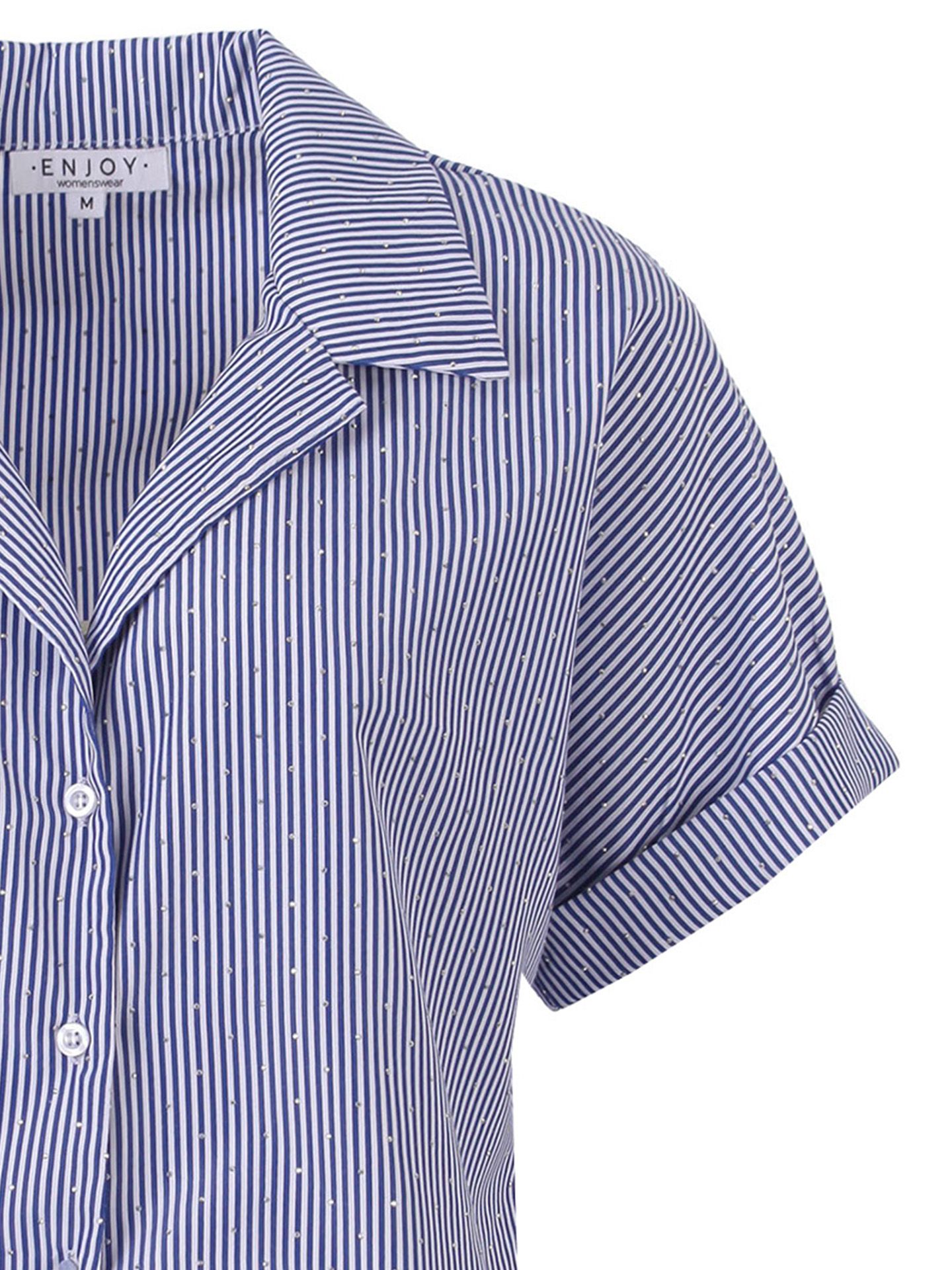 Enjoy Womenswear Blouse Janna Blauw 00082018-1350