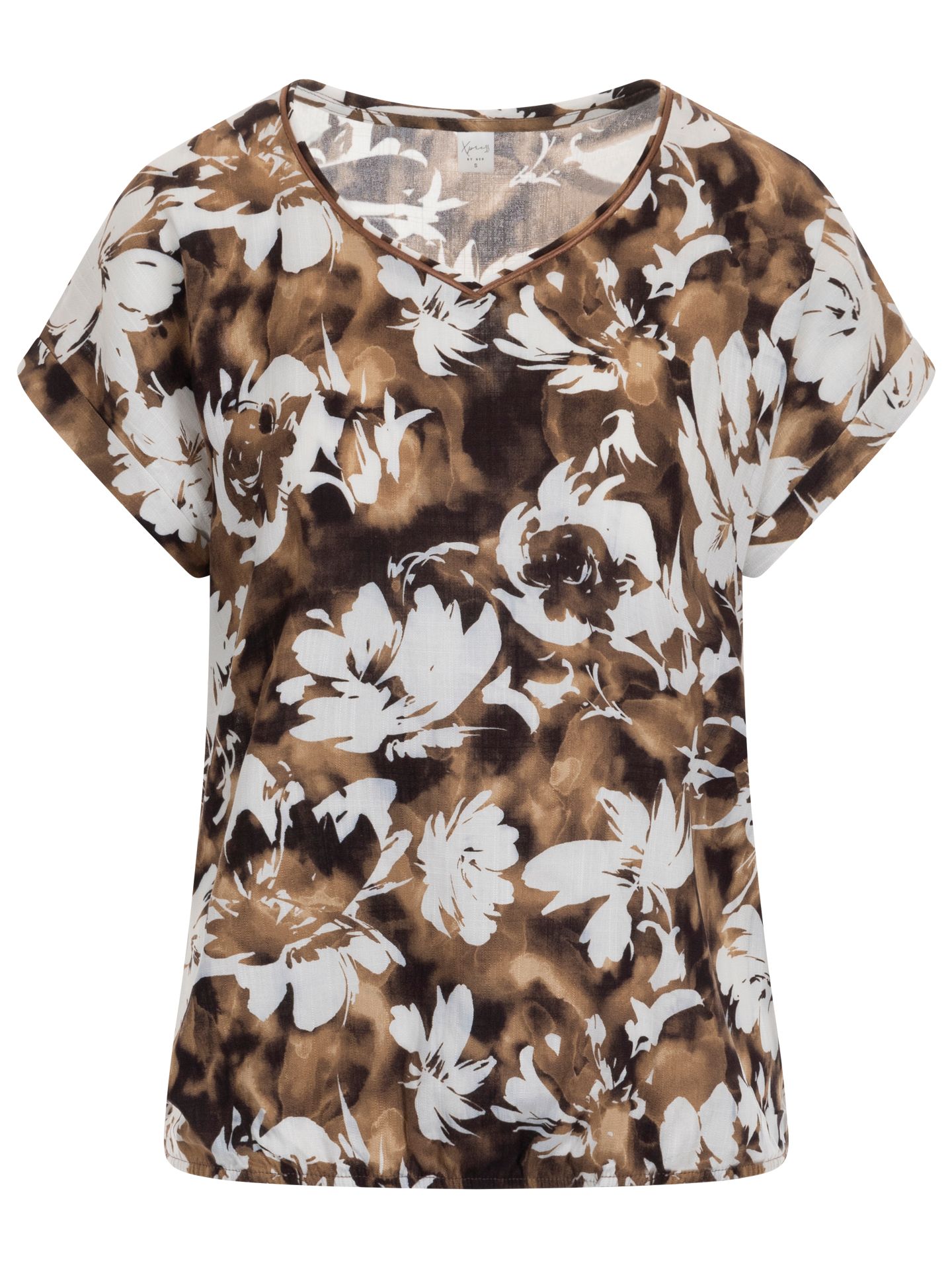 NED T-shirt Nox Camel 00082023-5300