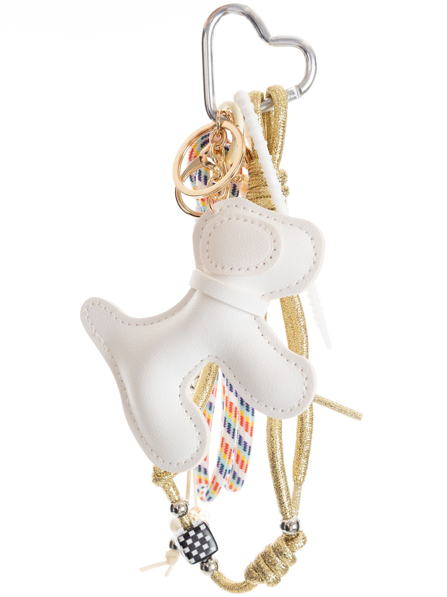 Schijvens mode Sleutelhanger Midnight Pup Wit 00082077-7000