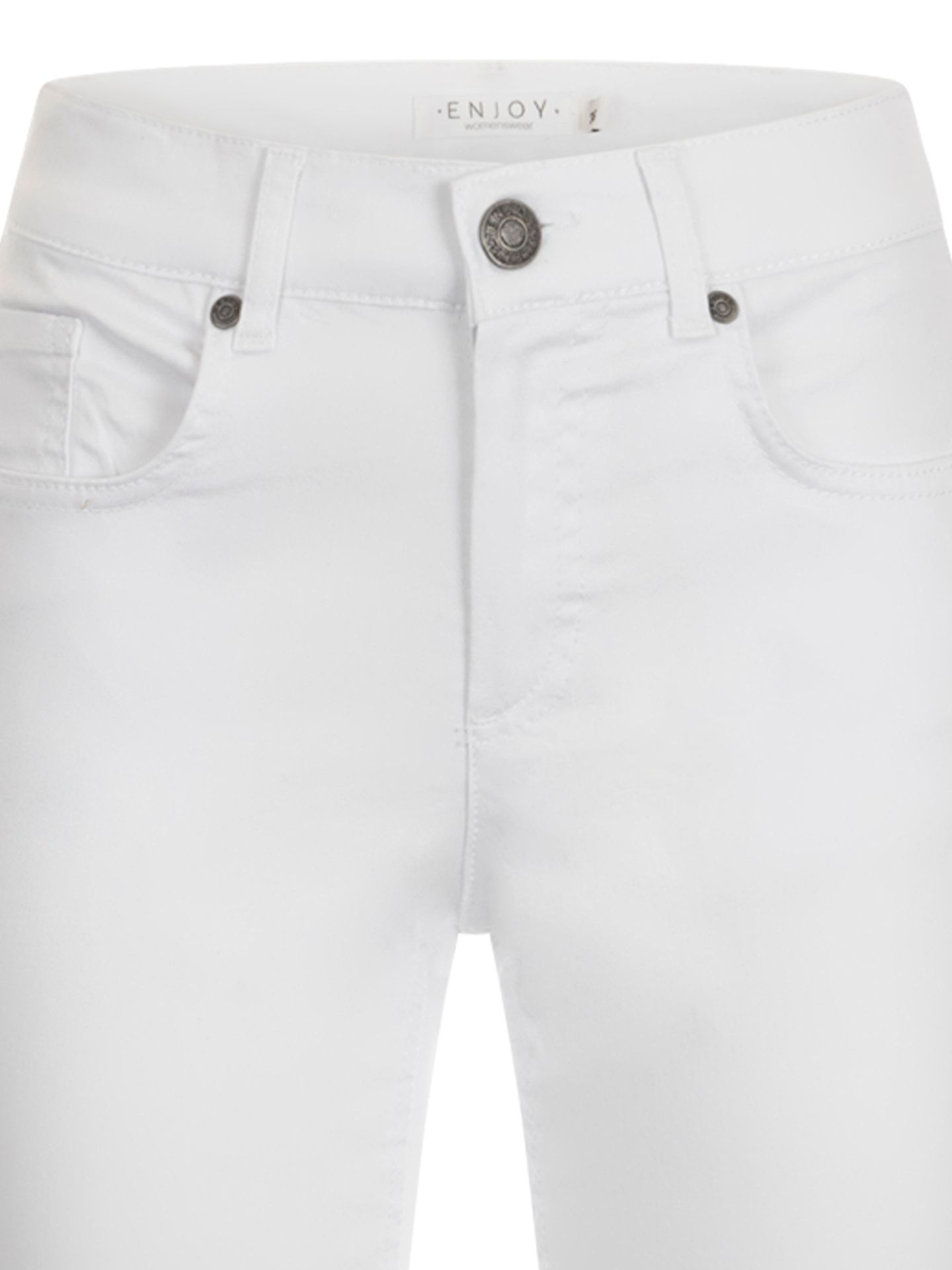 Enjoy Womenswear Slim Fit Jeans Linda Wit 00082079-7000
