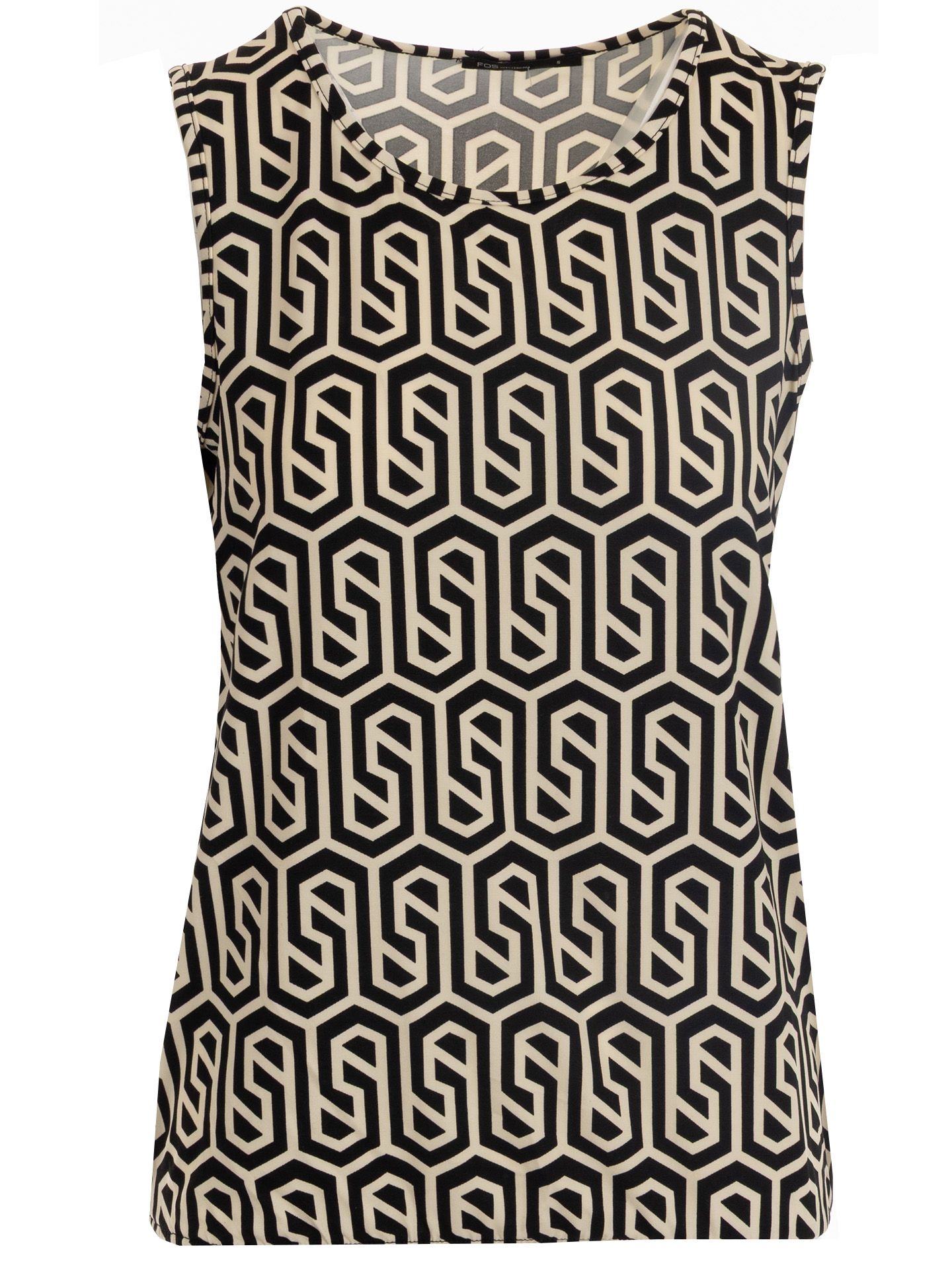 FOS Fashion Top Sisi Zwart 00082096-7500